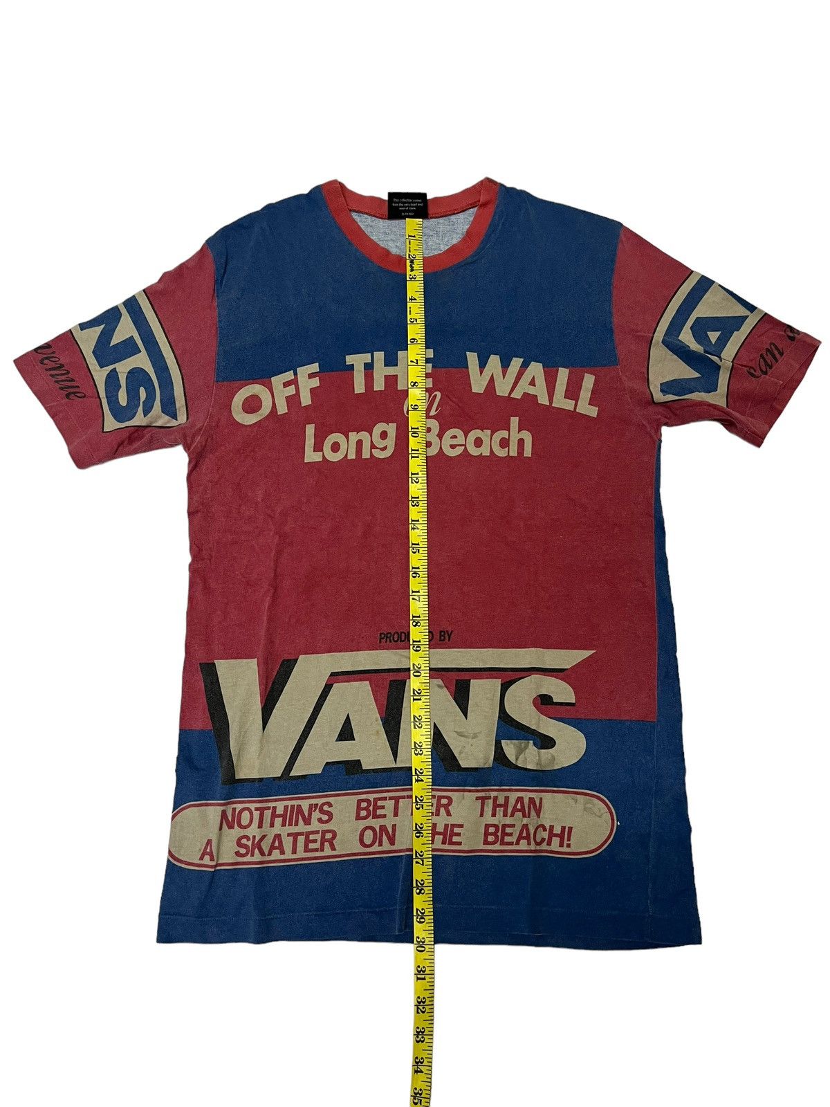 Vans Vintage Vans Off The Wall On Long Beach full print t shirt Size US L / EU 52-54 / 3 - 4 Thumbnail