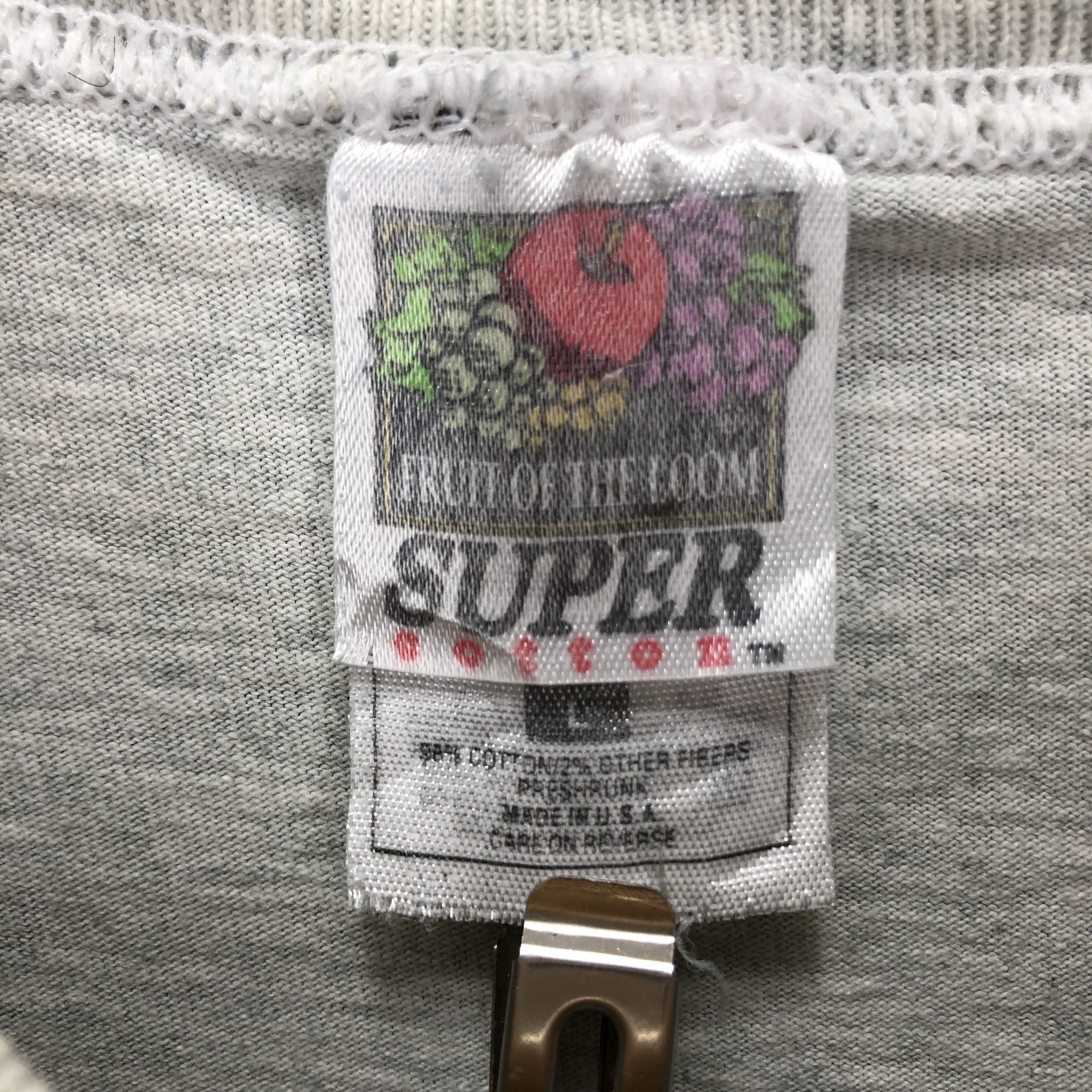 Fruit Of The Loom 90s Vintage ACADIA UNIVERSITY Crew Neck T Shirt #1039/AK Size US L / EU 52-54 / 3 - 8 Thumbnail