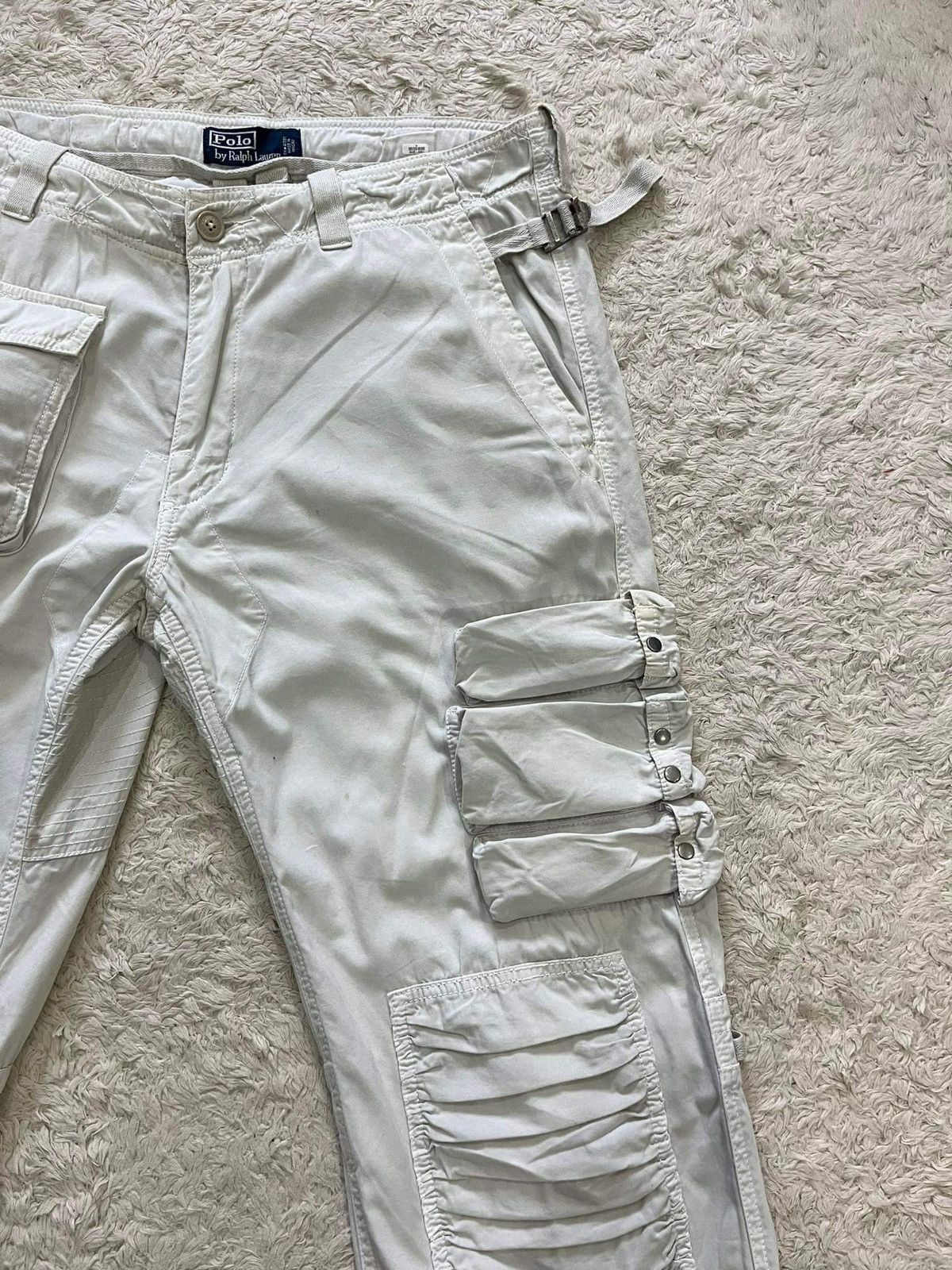 Polo Ralph Lauren SICK🔥OG Polo Ralph Lauren 🇺🇸 Multi Pocket Parachute Pants Size US 34 / EU 50 - 4 Thumbnail
