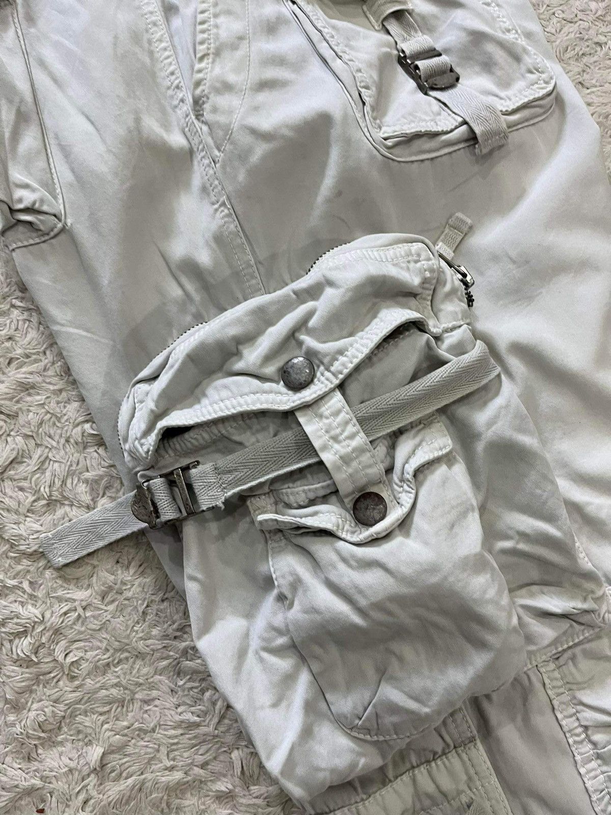 Polo Ralph Lauren SICK🔥OG Polo Ralph Lauren 🇺🇸 Multi Pocket Parachute Pants Size US 34 / EU 50 - 9 Thumbnail
