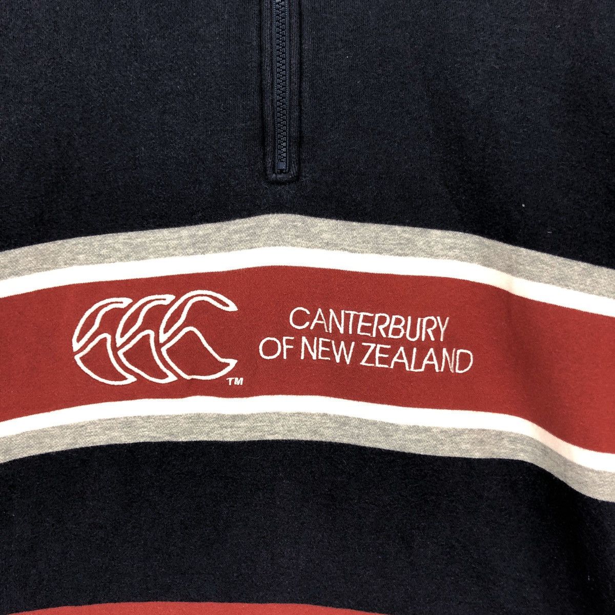 Canterbury of New Zealand CANTERBURY Stripe Sweatshirt Turtle Neck #1472-54 Size US L / EU 52-54 / 3 - 3 Thumbnail