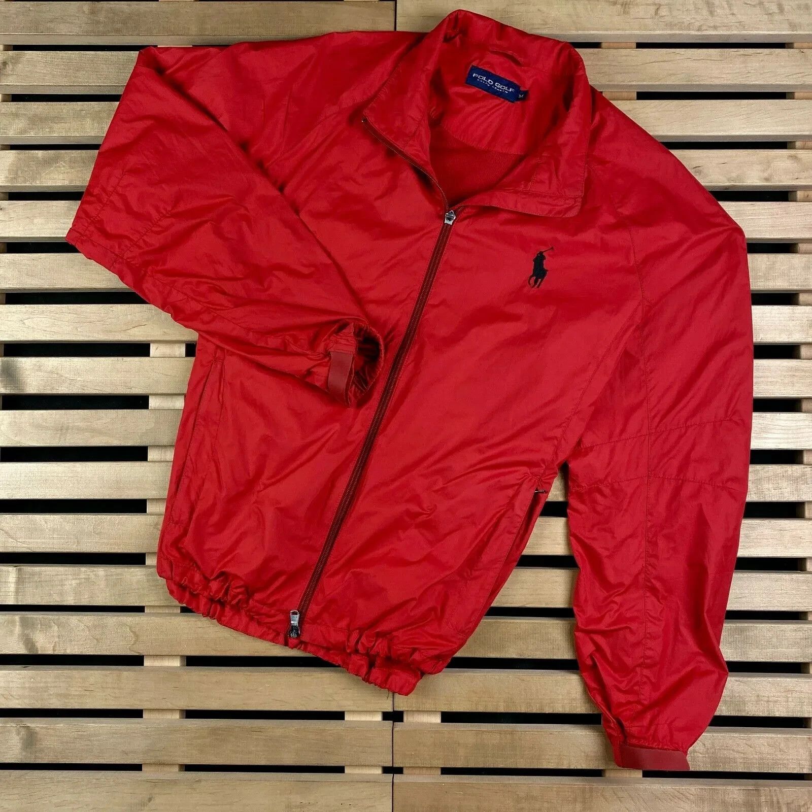 Polo Ralph Lauren × Ralph Lauren × Vintage Mens Bomber Jacket Polo Golf Ralph Lauren Vintage Size M Size US M / EU 48-50 / 2 - 1 Thumbnail