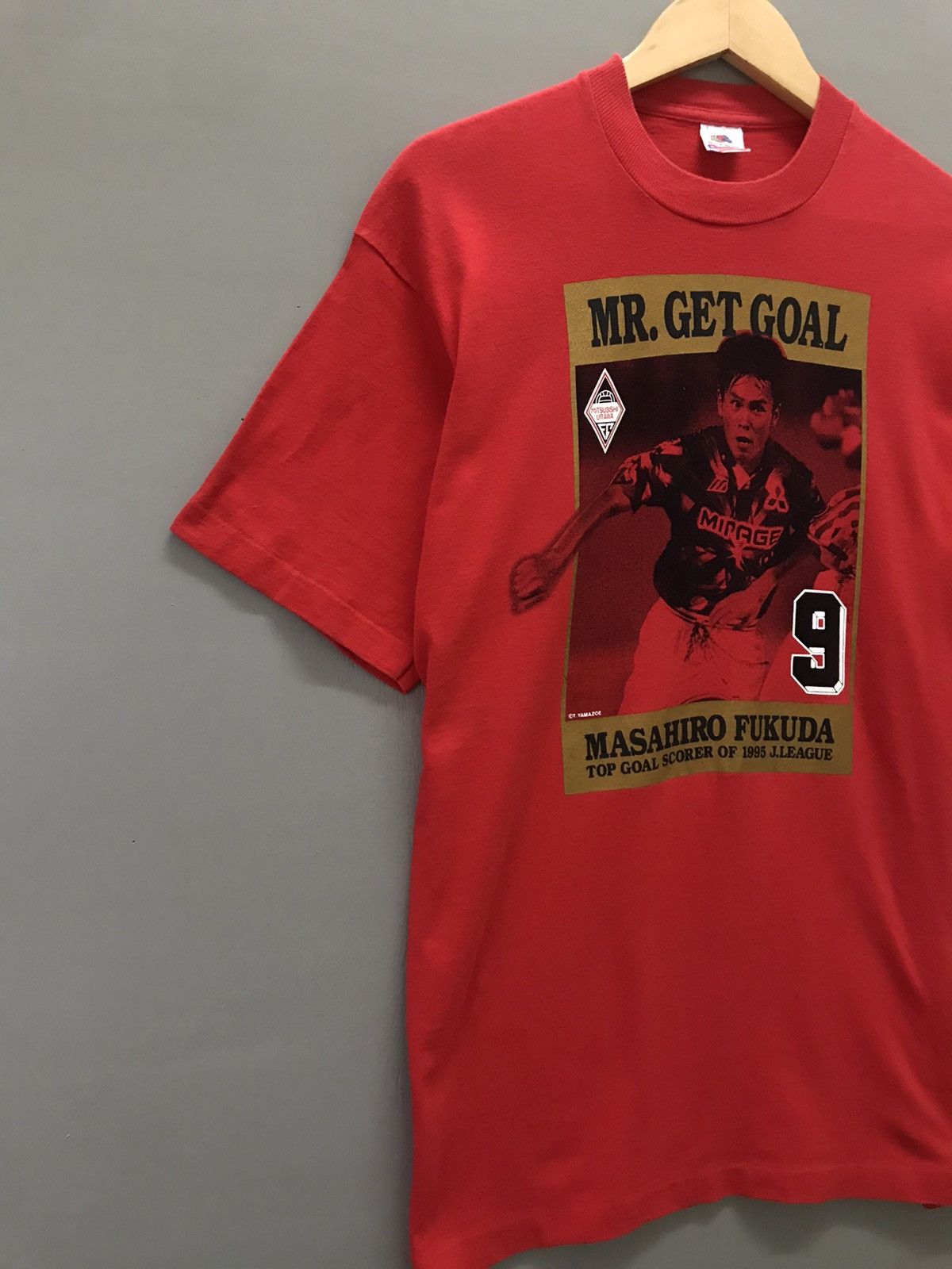 Vintage Vintage 1995 Urawa Red Diamonds Masahiro Fukuda J-League Tee Size US L / EU 52-54 / 3 - 2 Thumbnail