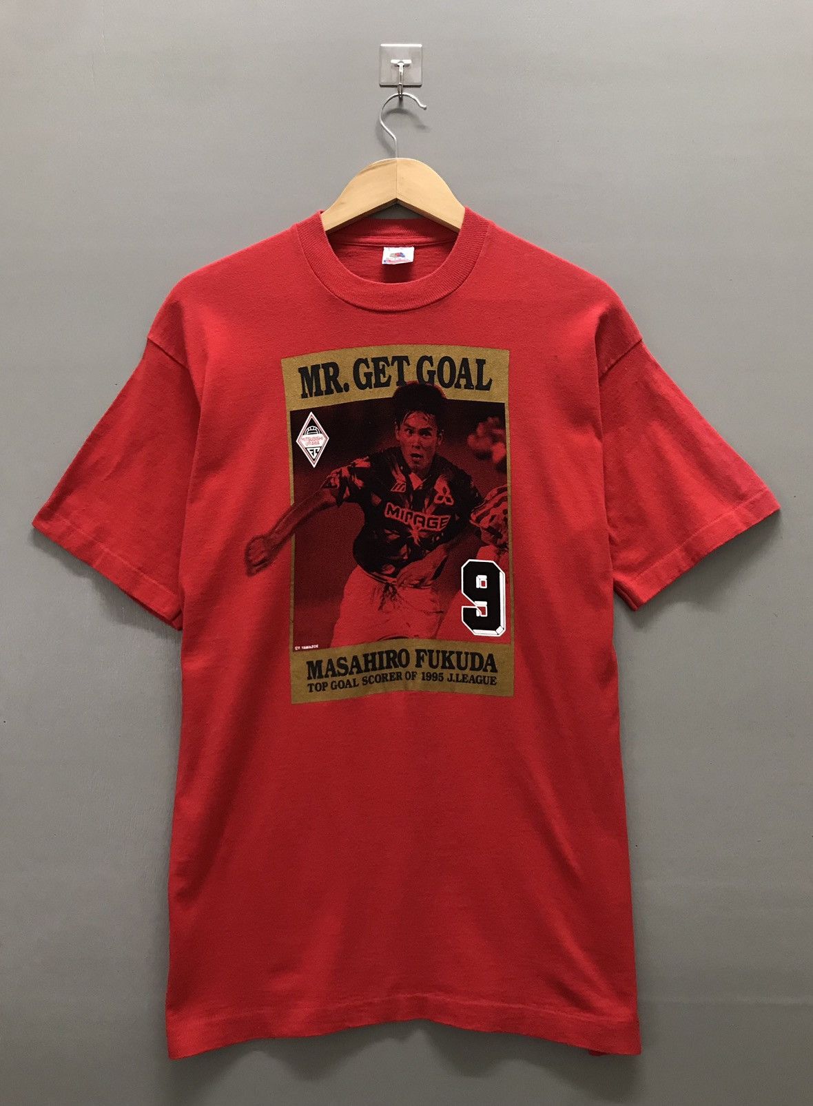 Vintage Vintage 1995 Urawa Red Diamonds Masahiro Fukuda J-League Tee Size US L / EU 52-54 / 3 - 1 Thumbnail