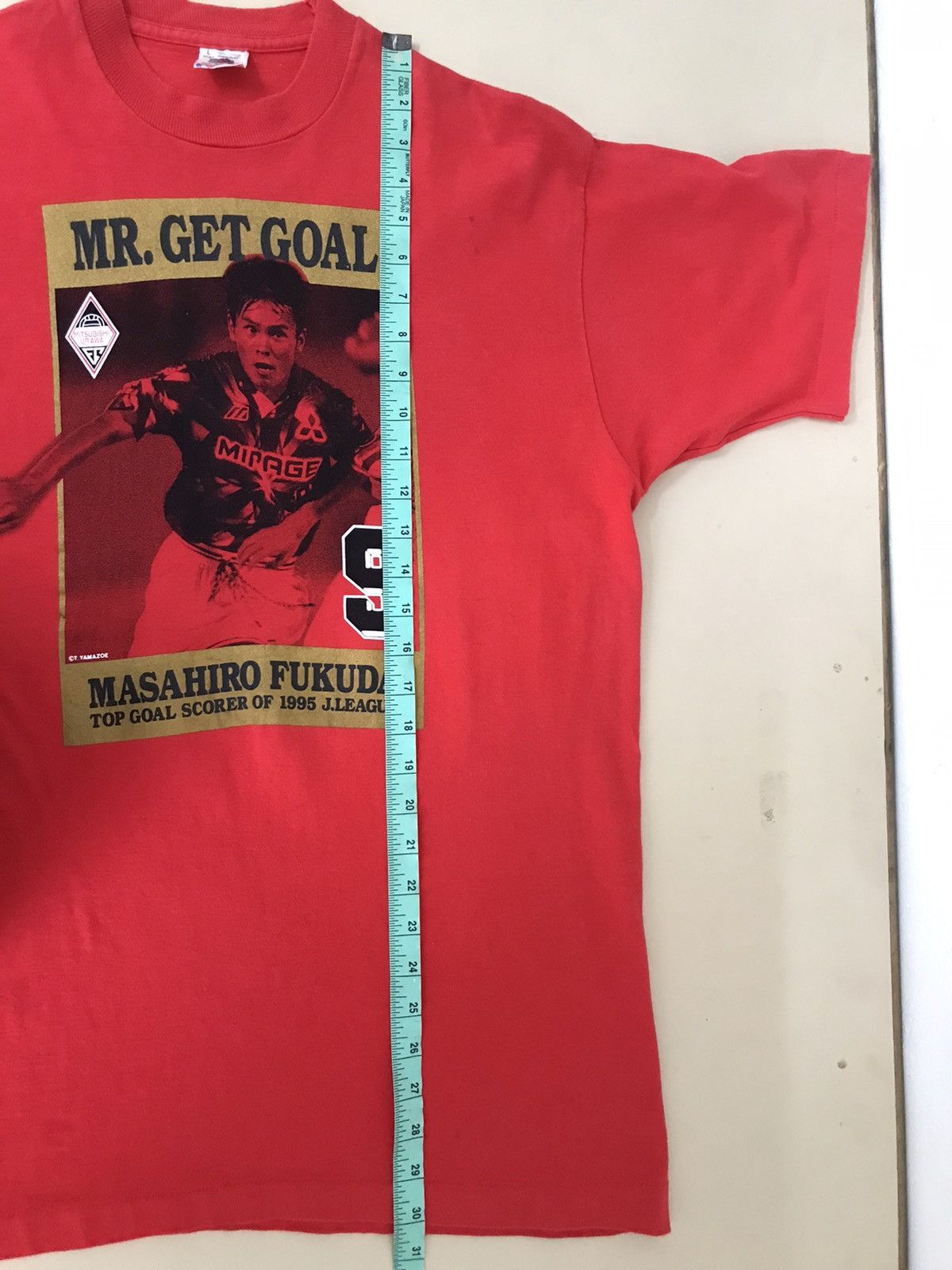 Vintage Vintage 1995 Urawa Red Diamonds Masahiro Fukuda J-League Tee Size US L / EU 52-54 / 3 - 10 Thumbnail