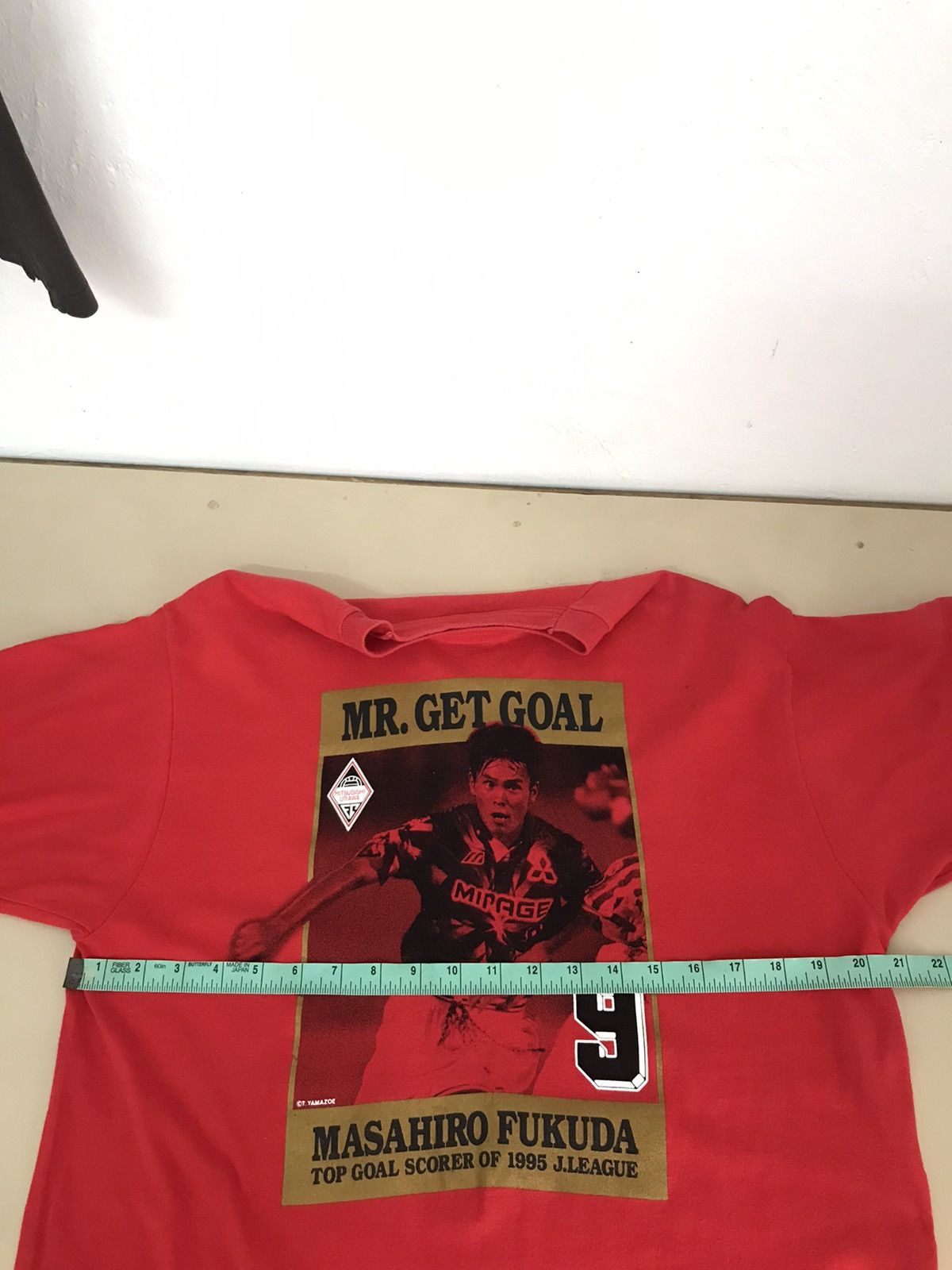 Vintage Vintage 1995 Urawa Red Diamonds Masahiro Fukuda J-League Tee Size US L / EU 52-54 / 3 - 9 Thumbnail