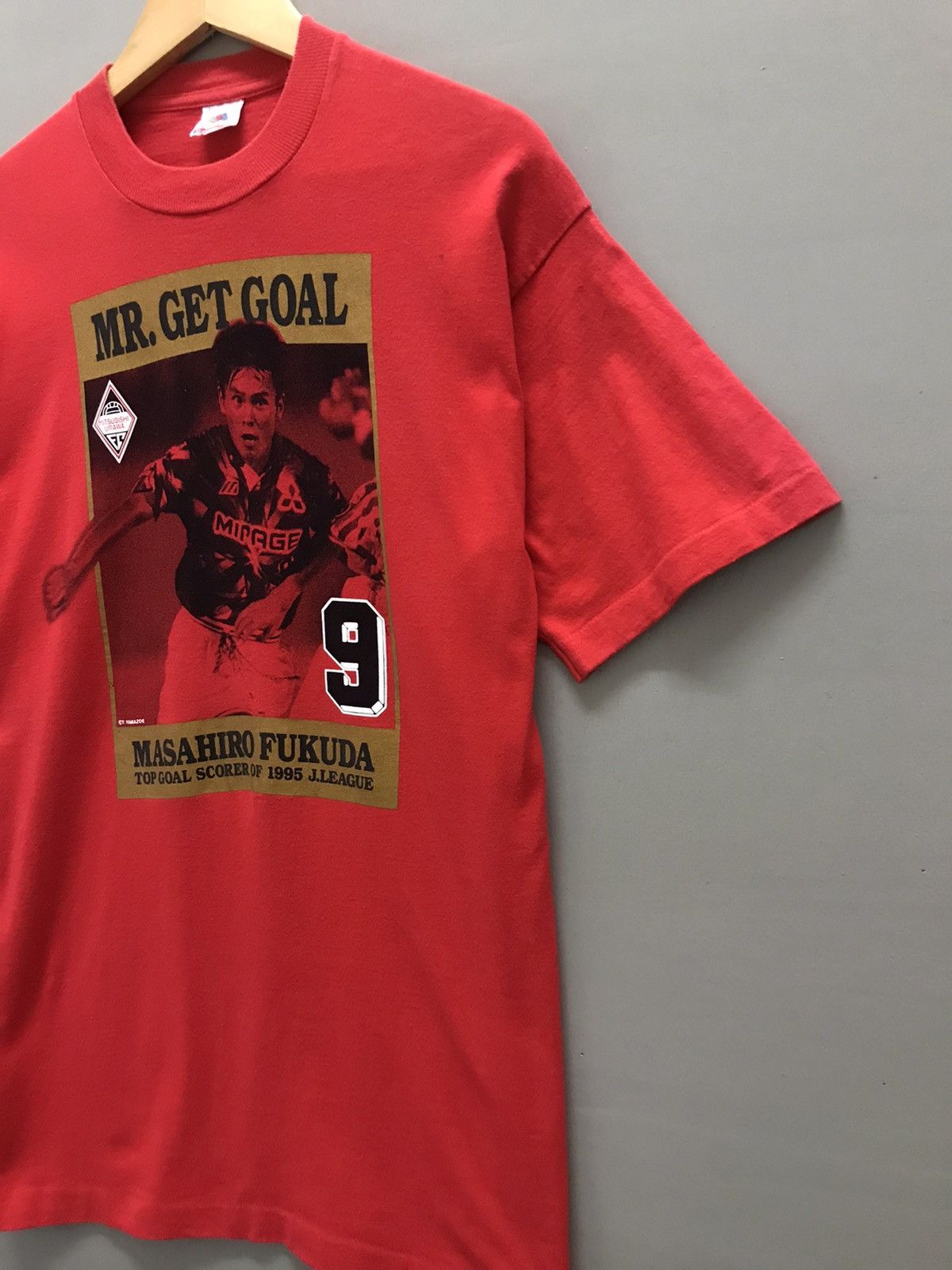 Vintage Vintage 1995 Urawa Red Diamonds Masahiro Fukuda J-League Tee Size US L / EU 52-54 / 3 - 3 Thumbnail
