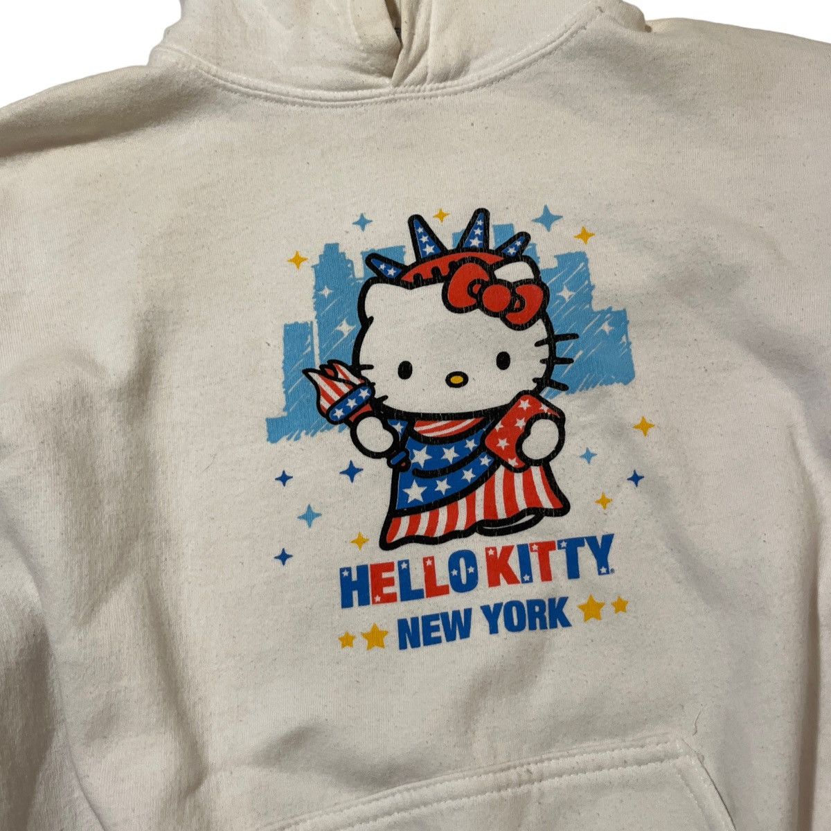 Vintage Y2K Hello Kitty New York Hoodie Size US S / EU 44-46 / 1 - 2 Thumbnail