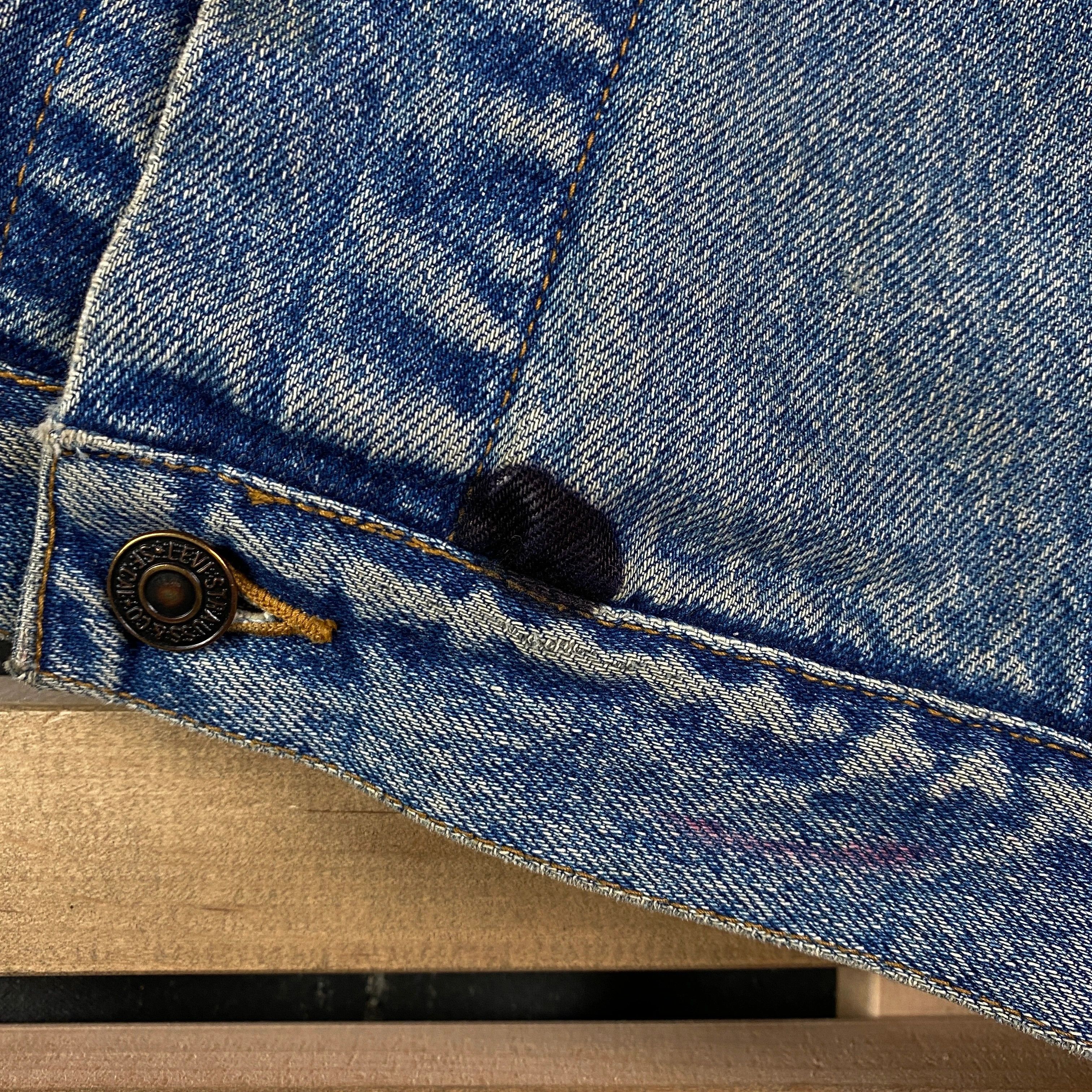 Levi's × Levi's Vintage Clothing × Vintage Mens Denim Bomber Jacket Levis Vintage Size XL Size US XL / EU 56 / 4 - 4 Thumbnail