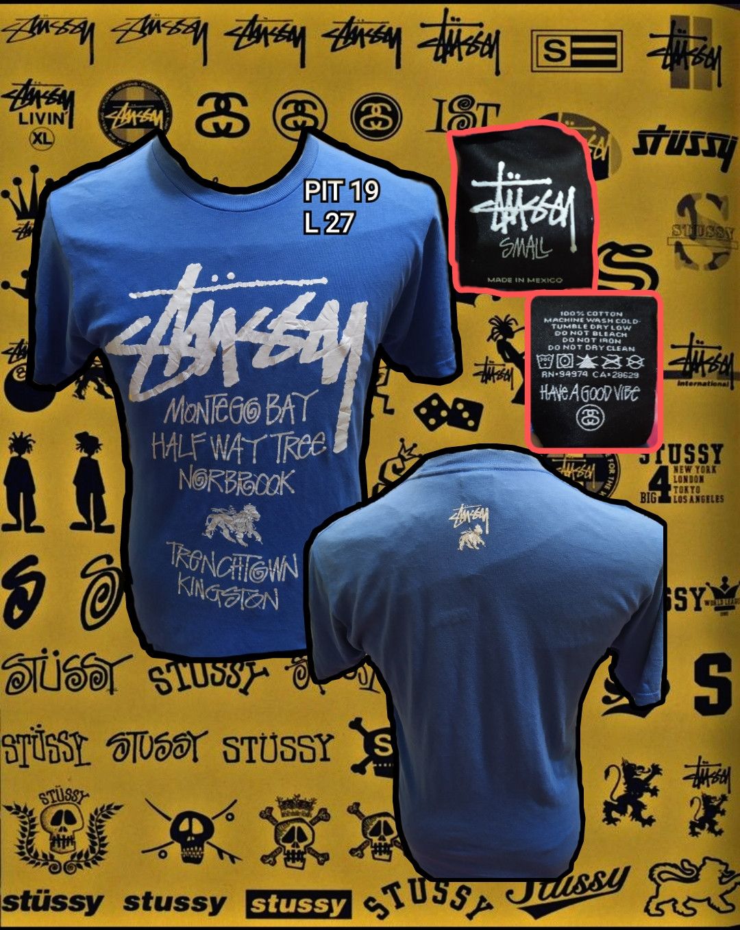 stussy ワールドツアー tシャツ コレクション 2019