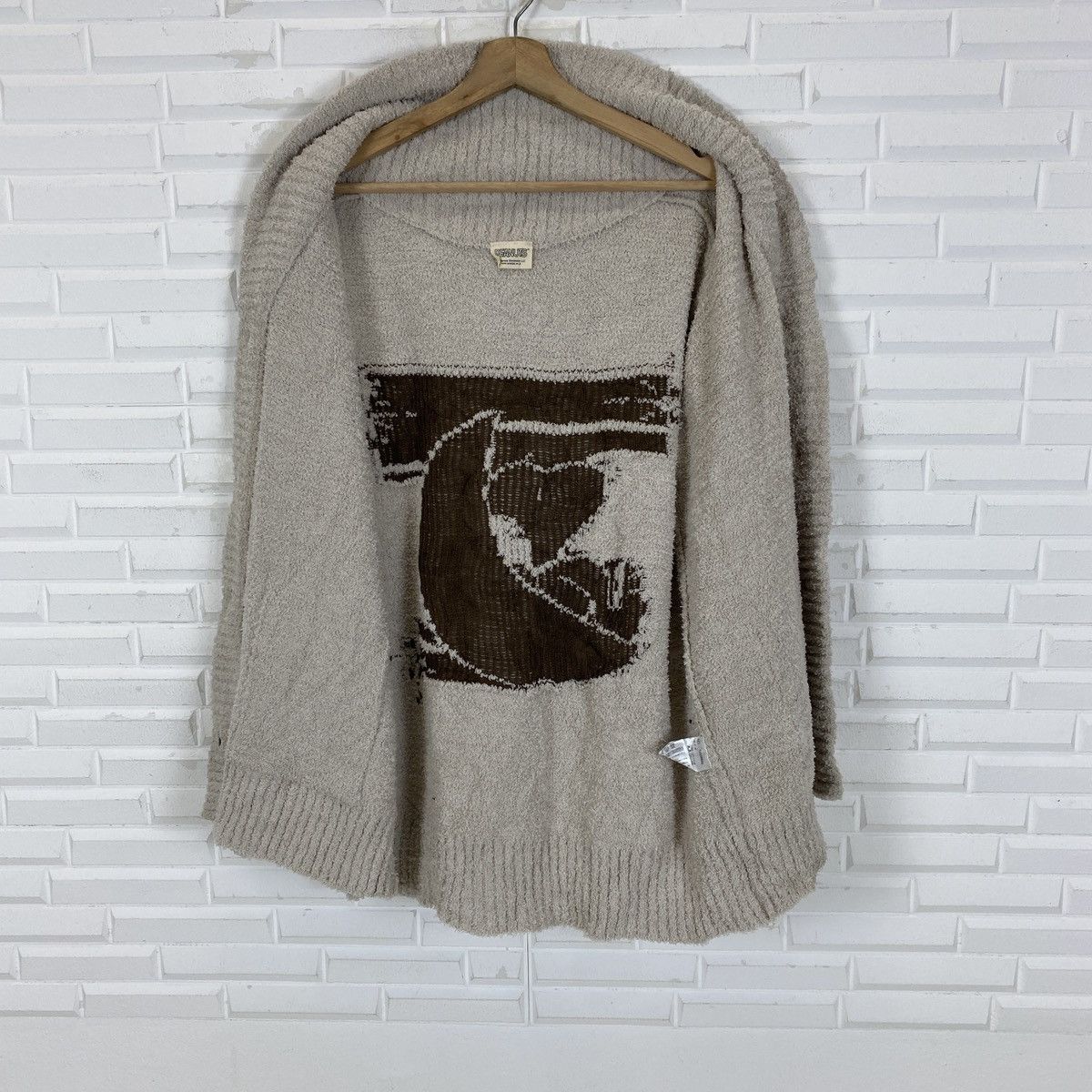 Cartoon Network Peanuts Big Snoopy Button Up Knitted Sweater Size ONE SIZE - 11 Thumbnail