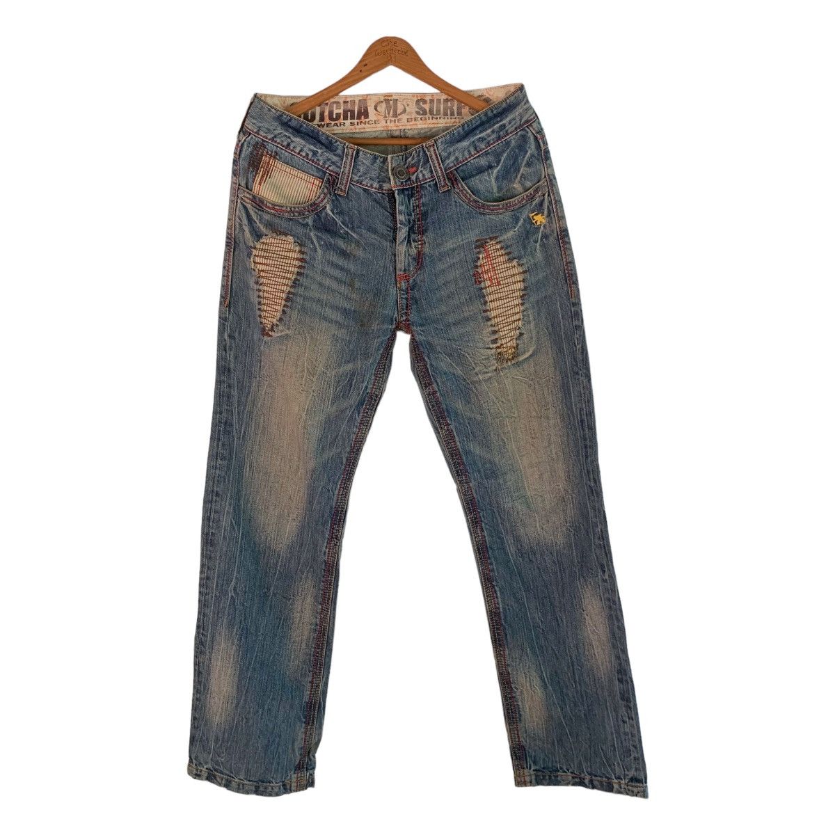 Gotcha Surf With Patchwork Style Denim Jeans