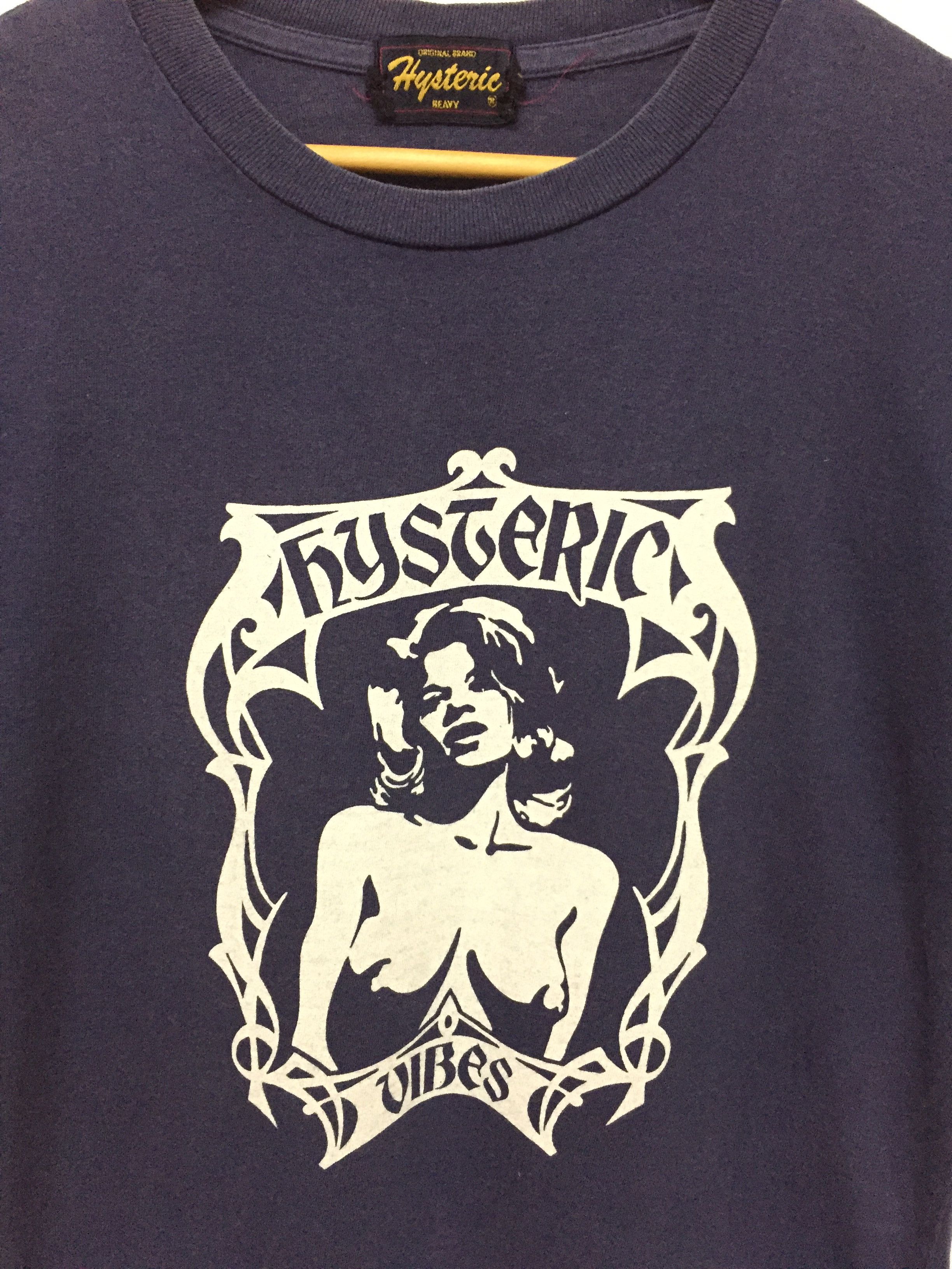 Hysteric Glamour 1998 HYSTERIC GLAMOUR Vibes pin up girl tee Size US M / EU 48-50 / 2 - 3 Thumbnail