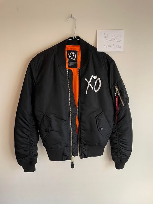 The Weeknd x Warren Lotas XO Bomber Black Men's - US