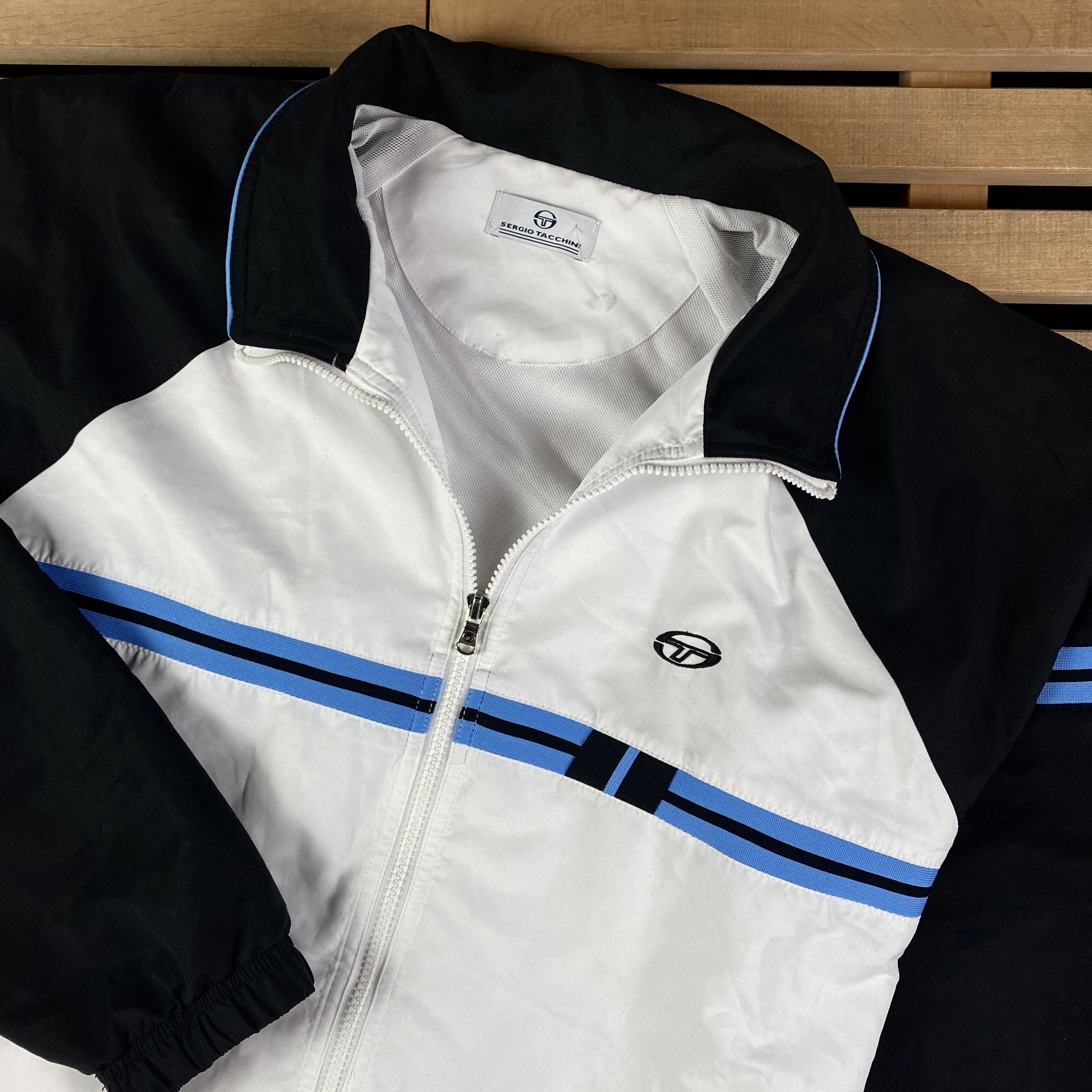 Sergio Tacchini × Vintage Mens Bomber Jacket Sergio Tacchini Vintage Size XL Size US XL / EU 56 / 4 - 2 Thumbnail