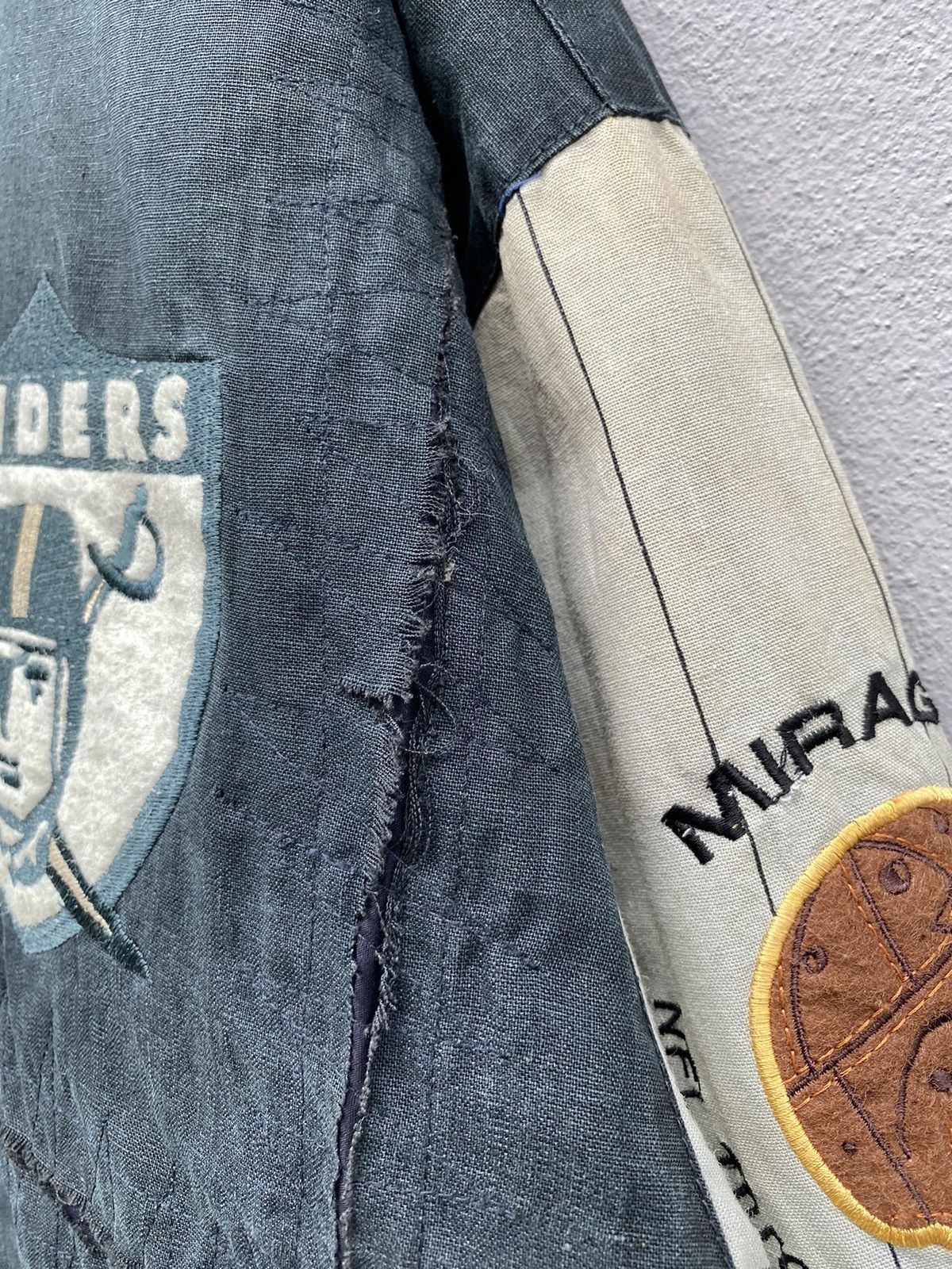 NFL Vintage Rare Oakland RAIDERS by MIRAGE Reversible NFL Bomber Size US XXL / EU 58 / 5 - 8 Thumbnail