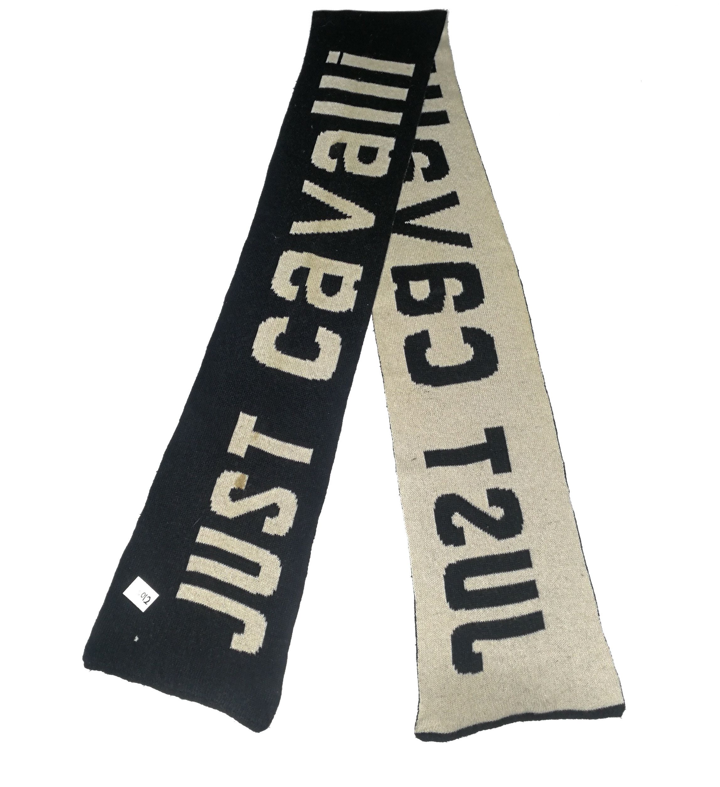Just Cavalli × Other Just Cavalli wool scarf with spellout logo (SB012) Size ONE SIZE - 2 Thumbnail