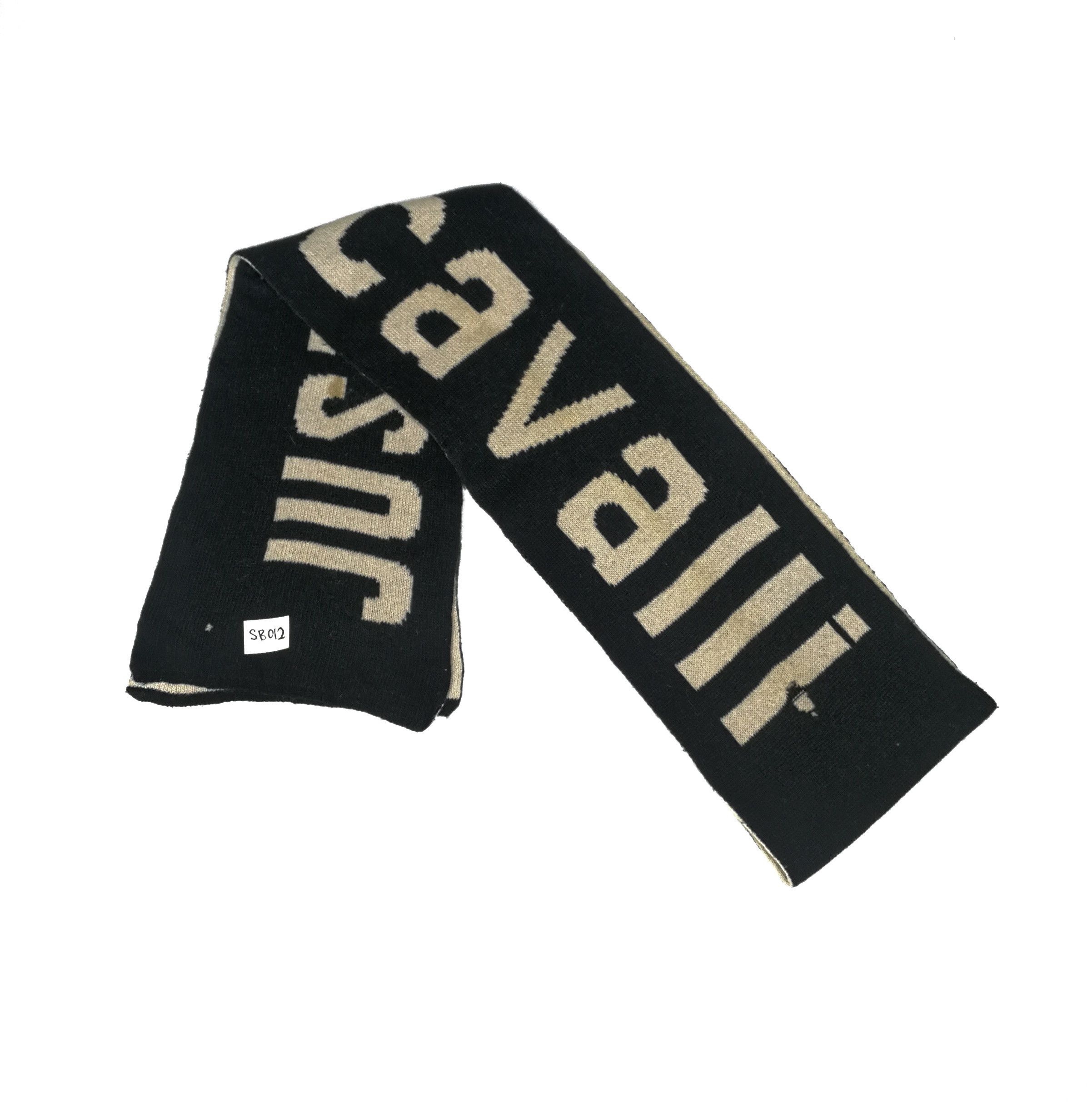 Just Cavalli × Other Just Cavalli wool scarf with spellout logo (SB012) Size ONE SIZE - 3 Thumbnail