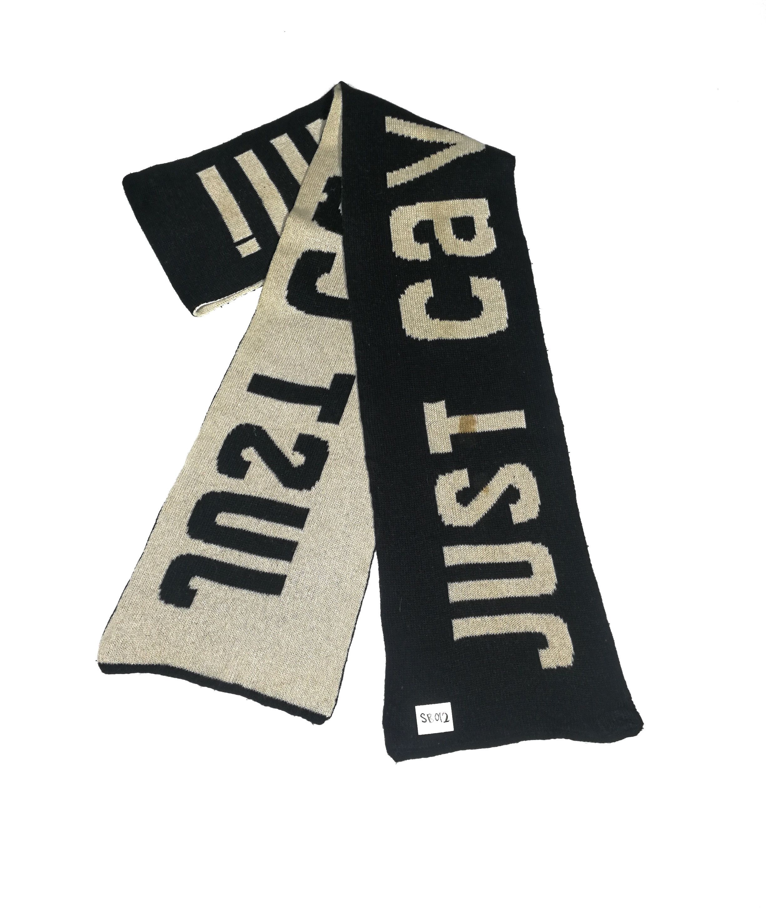 Just Cavalli × Other Just Cavalli wool scarf with spellout logo (SB012) Size ONE SIZE - 1 Thumbnail