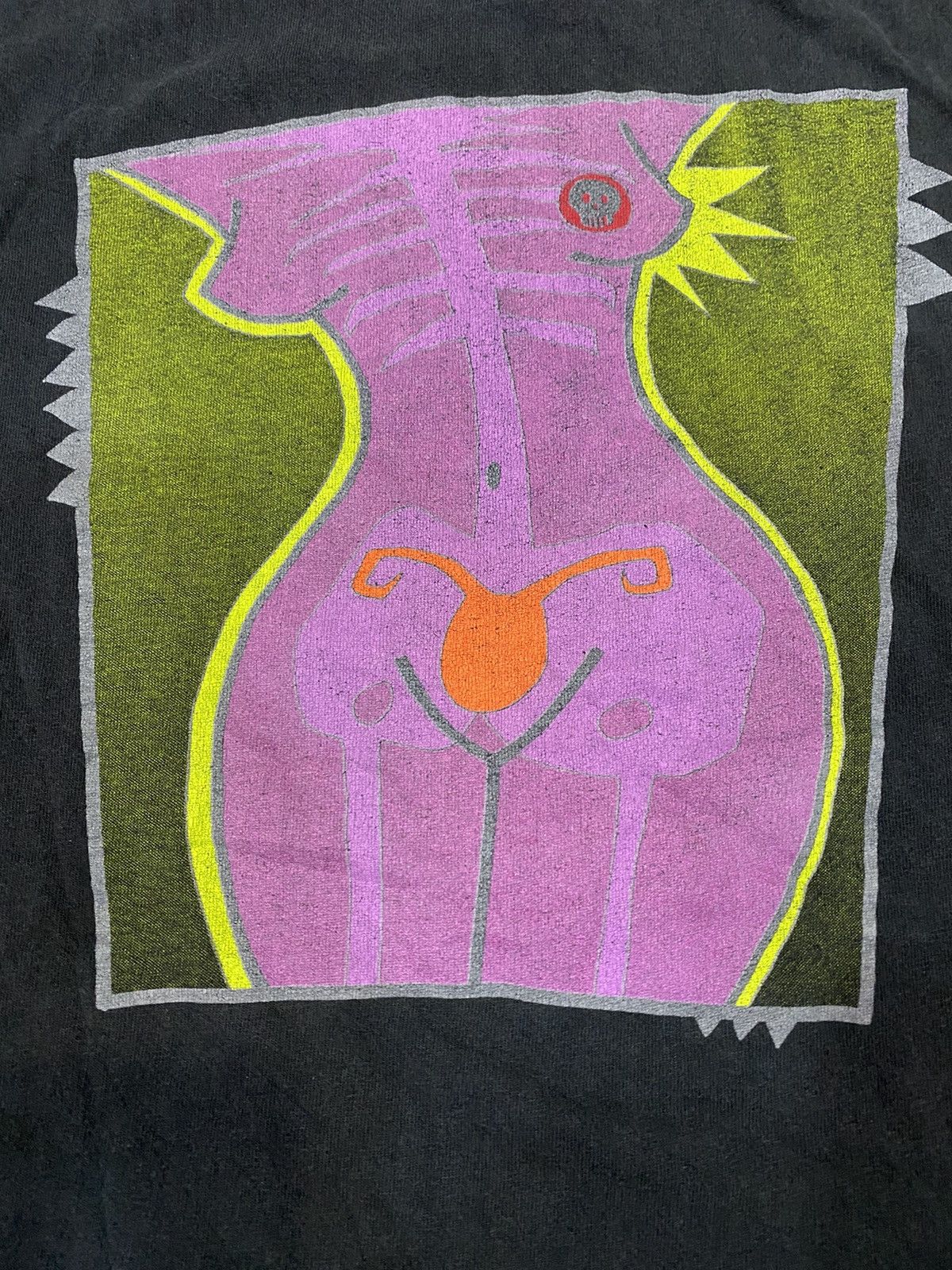 Vintage 90's X-RAYS sex naked gaultier tee la blue girl Size US M / EU 48-50 / 2 - 5 Thumbnail