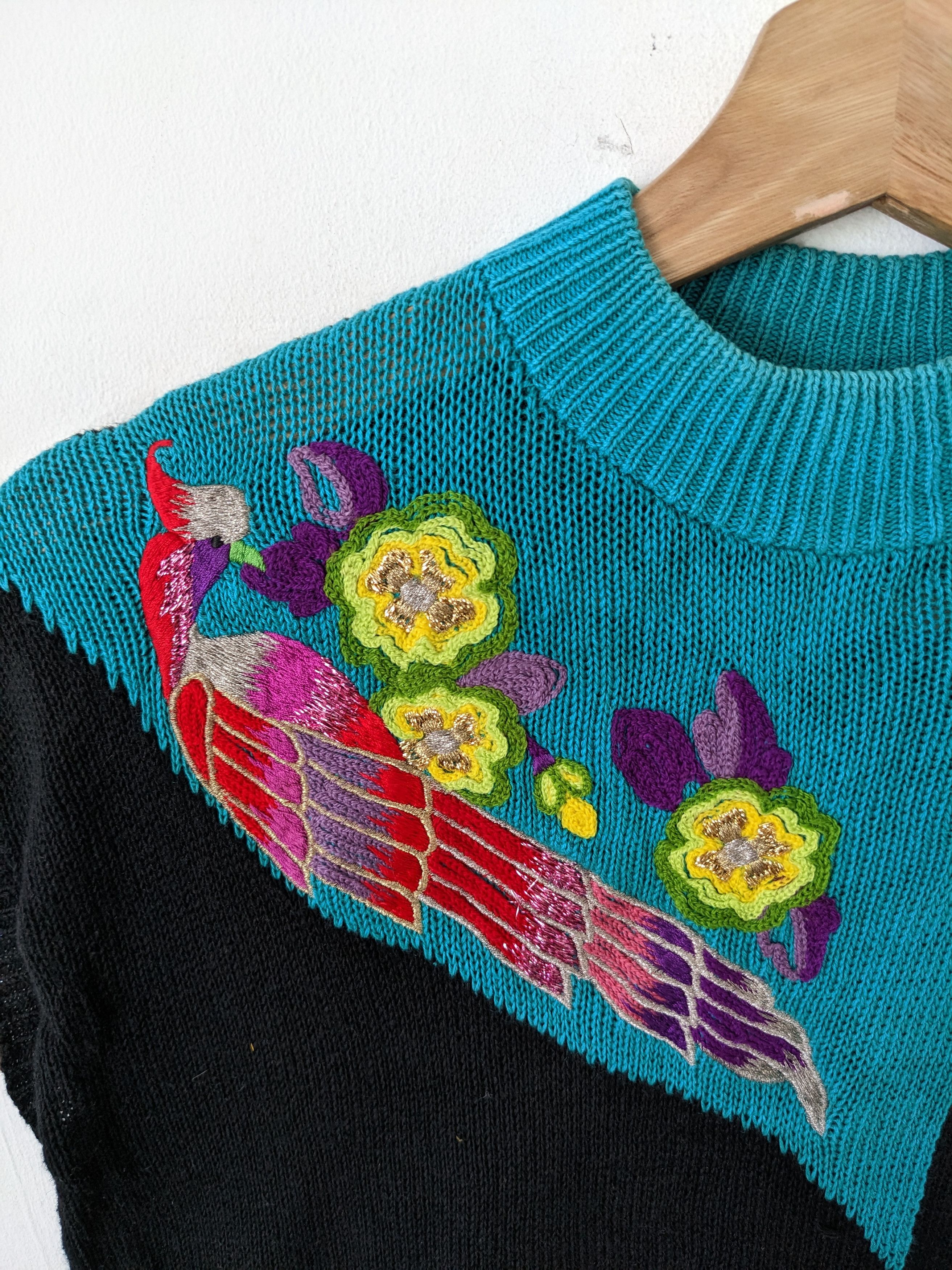 Japanese Brand × Kansai Yamamoto × Vintage Vintage Kansai Cropped Knit Cardigan Sleeveless Size S / US 4 / IT 40 - 6 Thumbnail