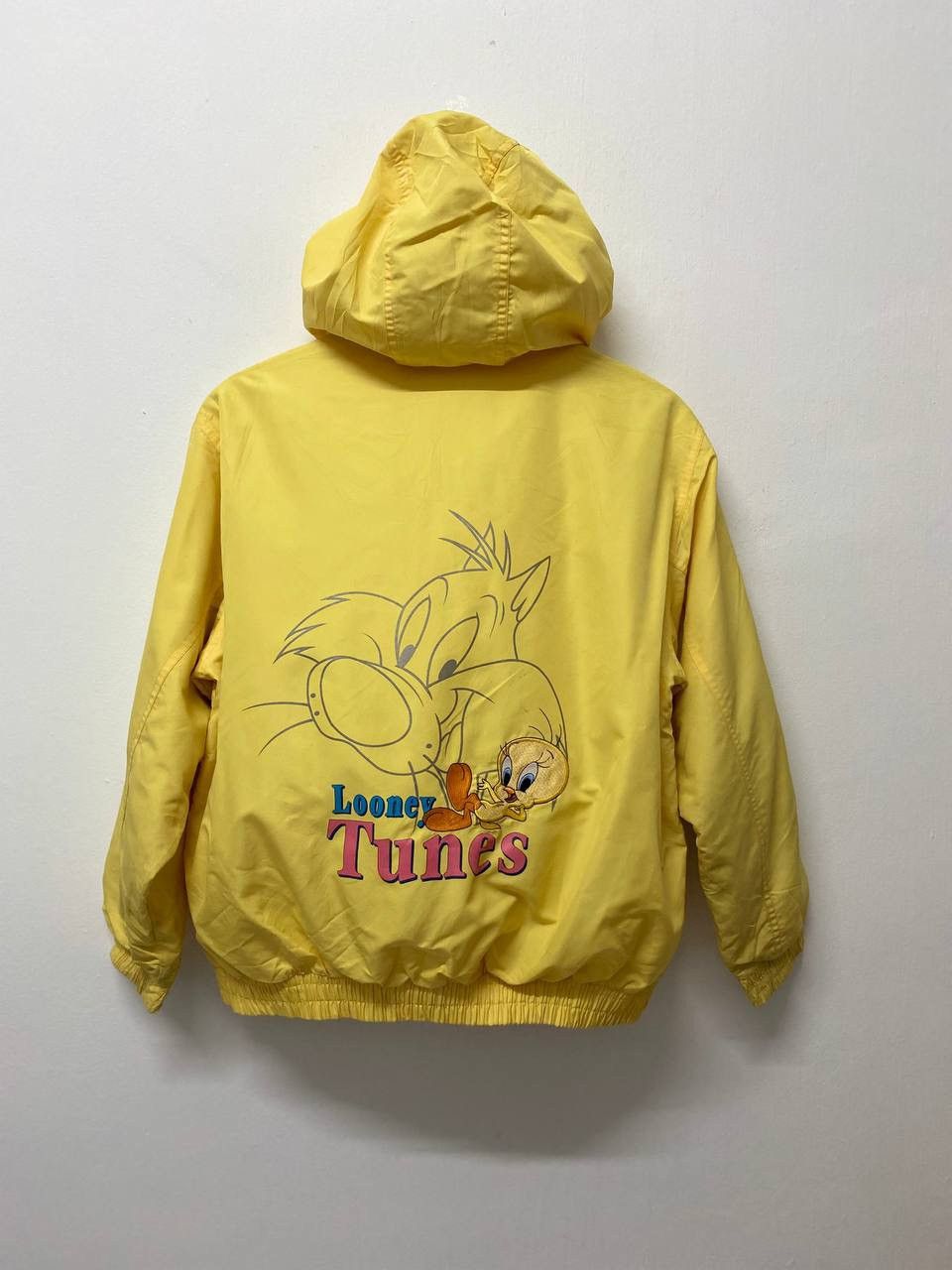 Cartoon Network Vintage Looney Tunes Windbreaker Hoody Embroidered Tweety Size US L / EU 52-54 / 3 - 1 Thumbnail