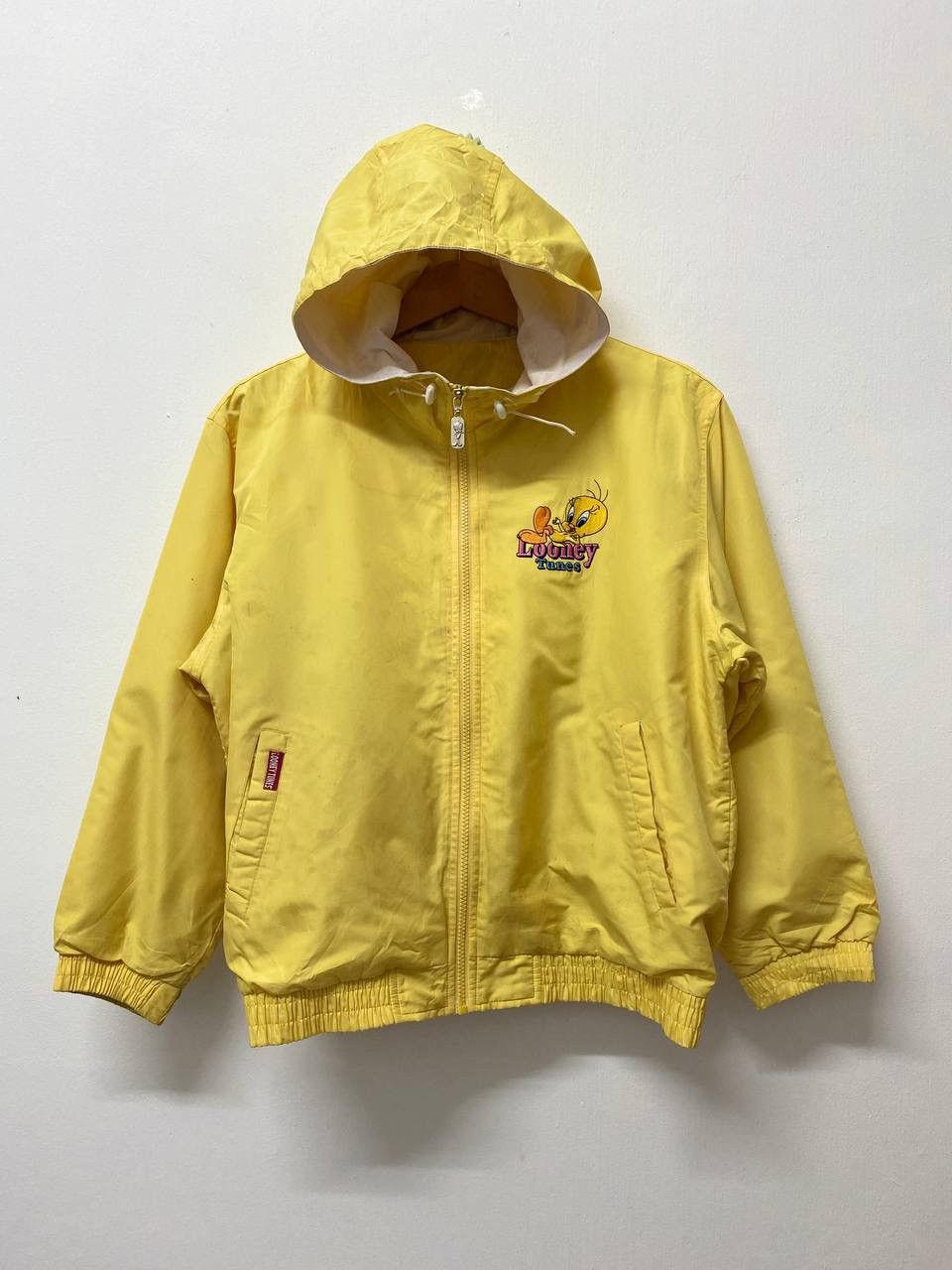 Cartoon Network Vintage Looney Tunes Windbreaker Hoody Embroidered Tweety Size US L / EU 52-54 / 3 - 2 Thumbnail