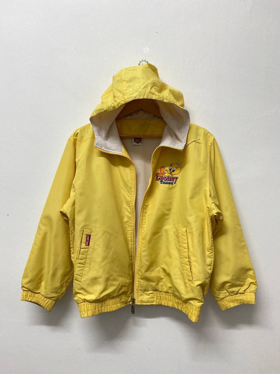Cartoon Network Vintage Looney Tunes Windbreaker Hoody Embroidered Tweety Size US L / EU 52-54 / 3 - 3 Thumbnail