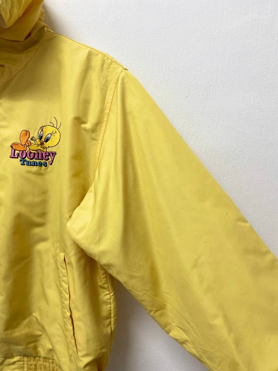 Cartoon Network Vintage Looney Tunes Windbreaker Hoody Embroidered Tweety Size US L / EU 52-54 / 3 - 4 Thumbnail