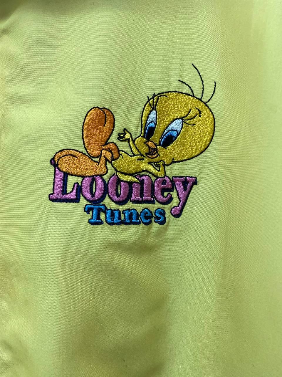 Cartoon Network Vintage Looney Tunes Windbreaker Hoody Embroidered Tweety Size US L / EU 52-54 / 3 - 8 Thumbnail