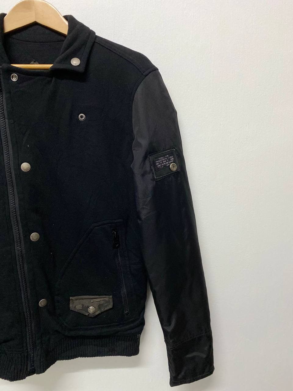 Diesel Vintage Diesel Industry Jacket Nylon Sleeves Nice Design Size US S / EU 44-46 / 1 - 5 Thumbnail