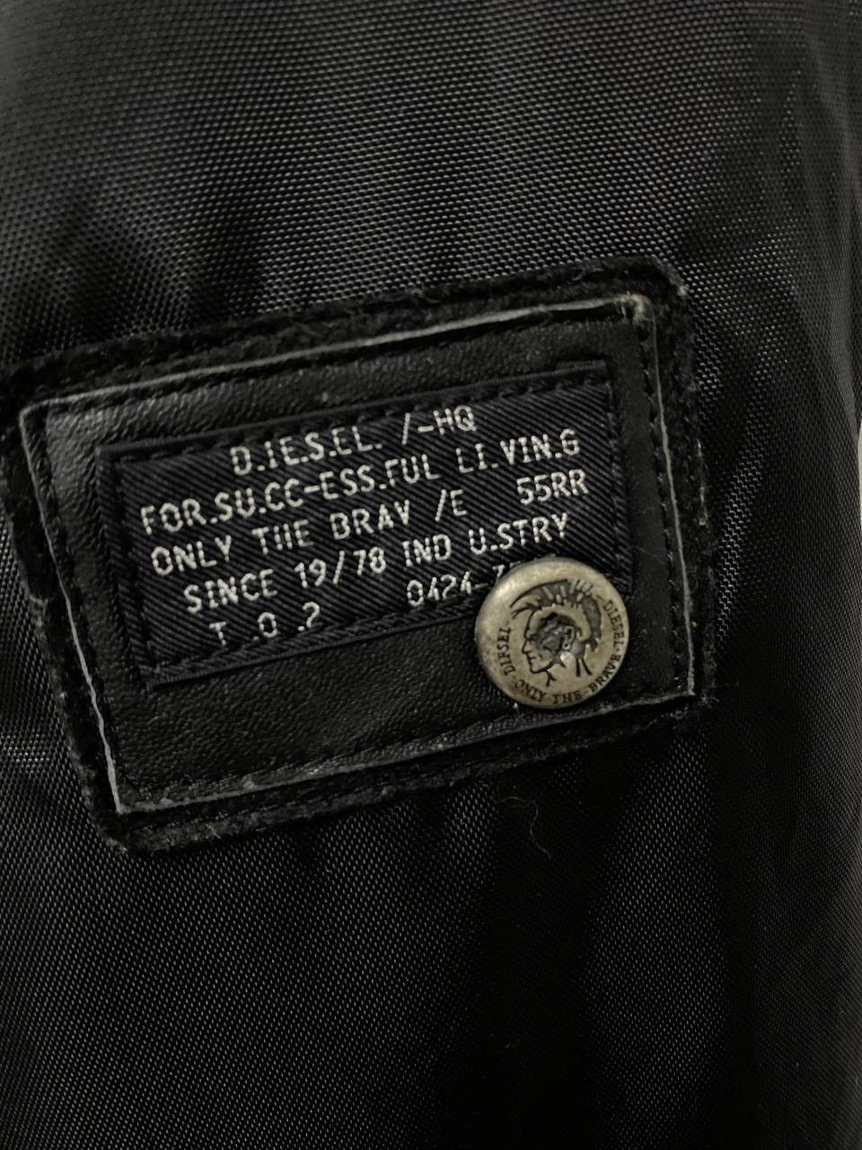 Diesel Vintage Diesel Industry Jacket Nylon Sleeves Nice Design Size US S / EU 44-46 / 1 - 7 Thumbnail