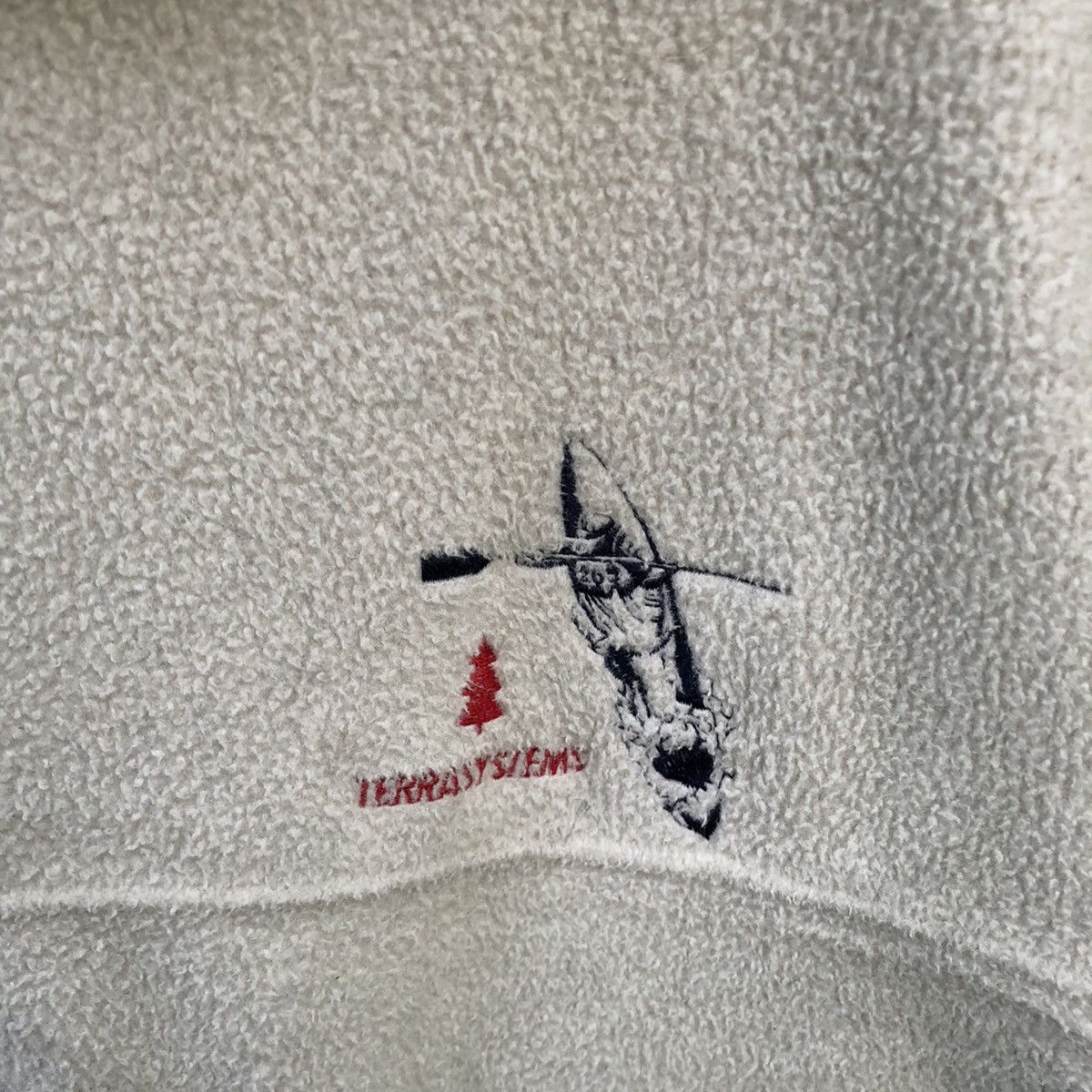 💥JAPANESE BRAND VTG TERRA SYSTEM FLEECE JACKET