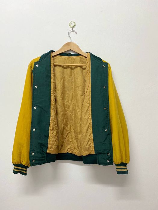 Vintage Vintage japanese brands Varsity Jacket Nylon Nice Colour Grailed