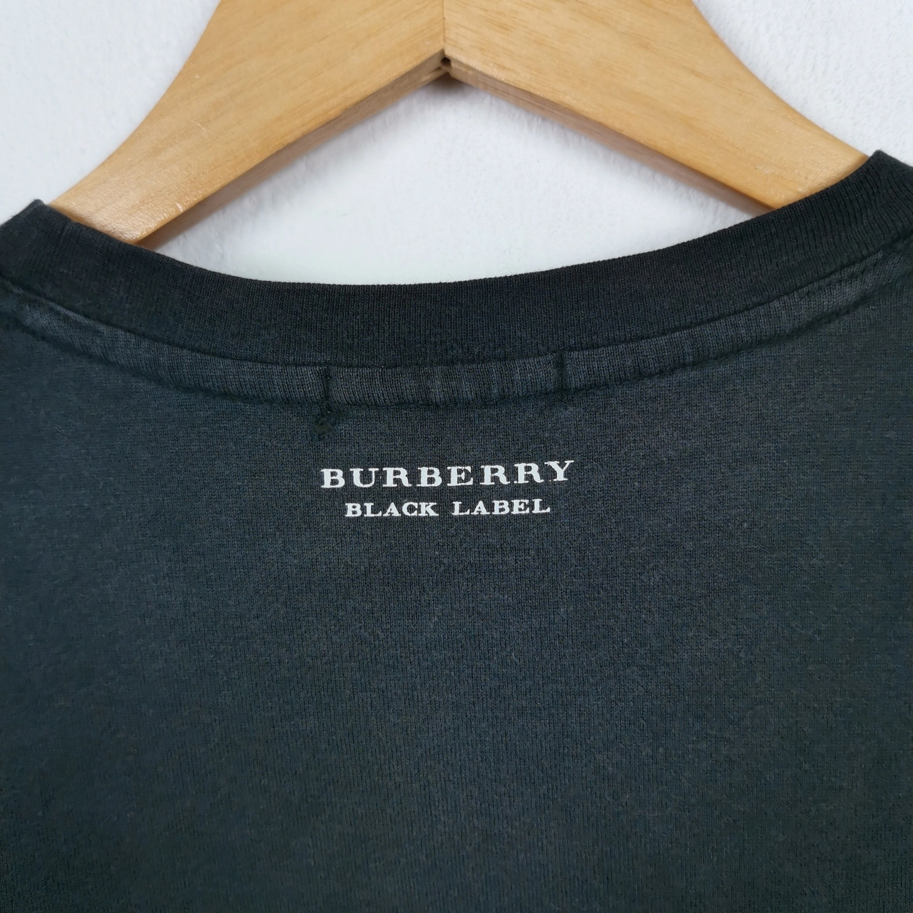 Burberry × Vintage Burberry T Shirt Black Label Checkered Burberry's Tees Size US S / EU 44-46 / 1 - 7 Thumbnail