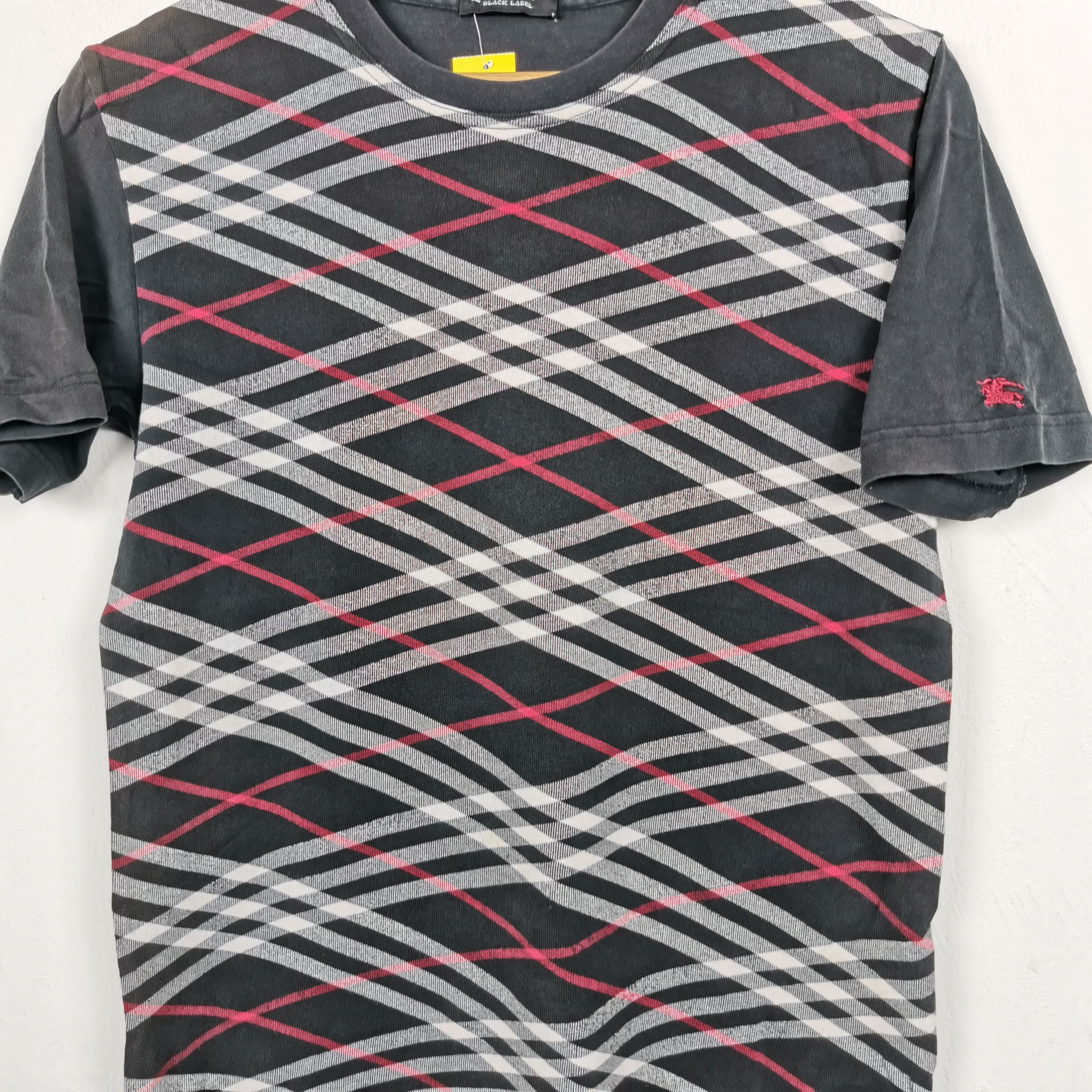 Burberry × Vintage Burberry T Shirt Black Label Checkered Burberry's Tees Size US S / EU 44-46 / 1 - 4 Thumbnail