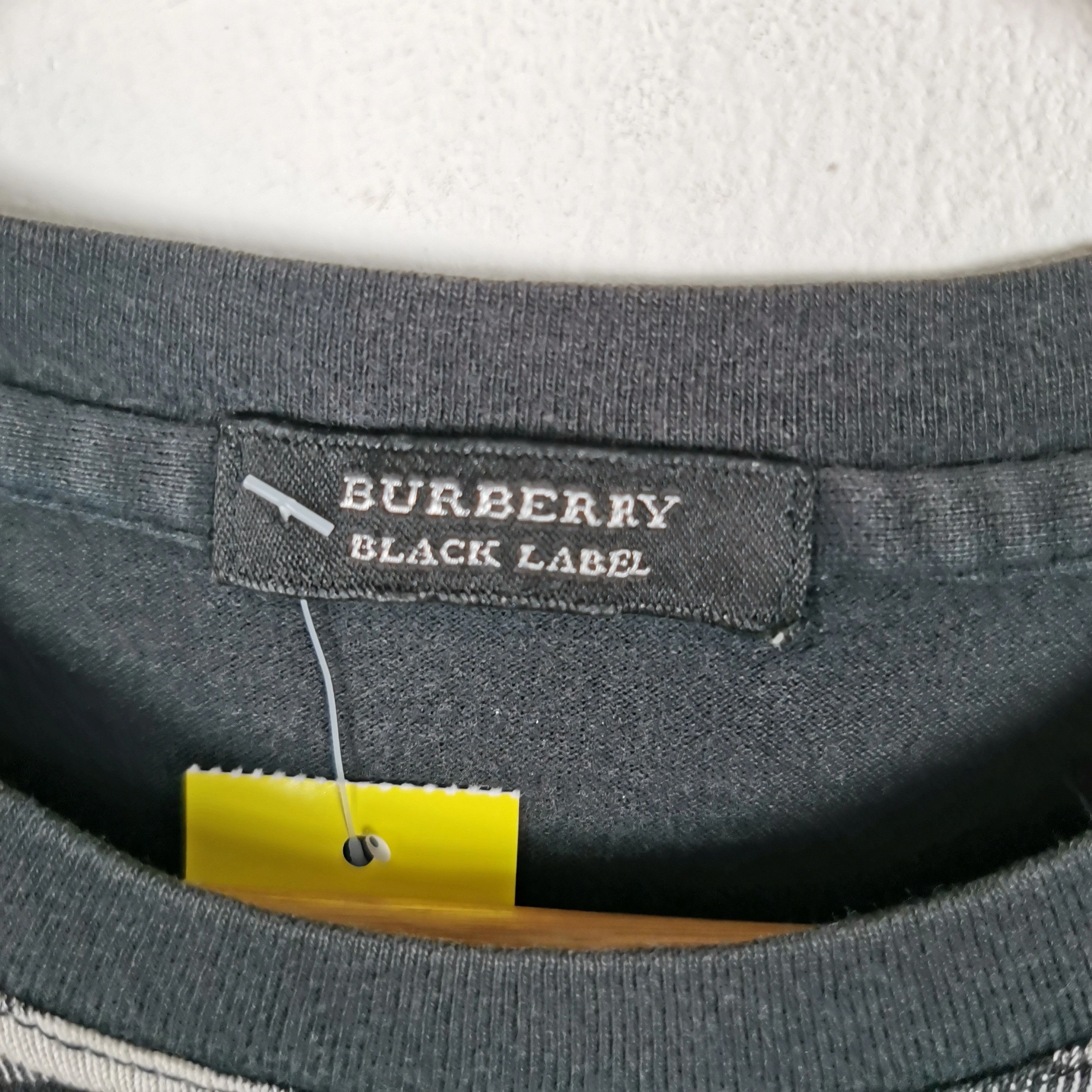 Burberry × Vintage Burberry T Shirt Black Label Checkered Burberry's Tees Size US S / EU 44-46 / 1 - 6 Thumbnail