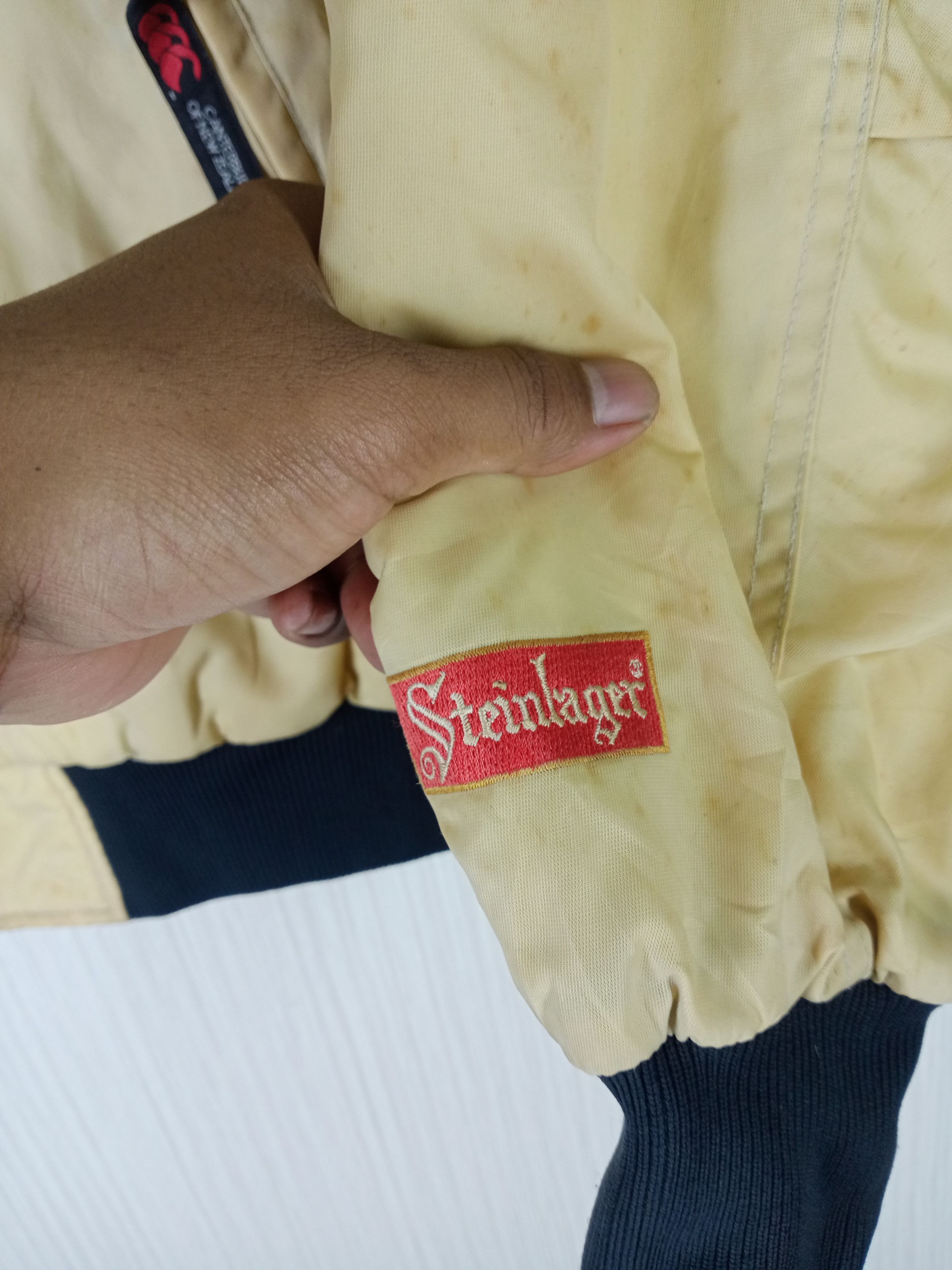 All Blacks VINTAGE CANTERBURY STEINLAGER ALL BLACK BOMBER JACKET Size US M / EU 48-50 / 2 - 6 Thumbnail