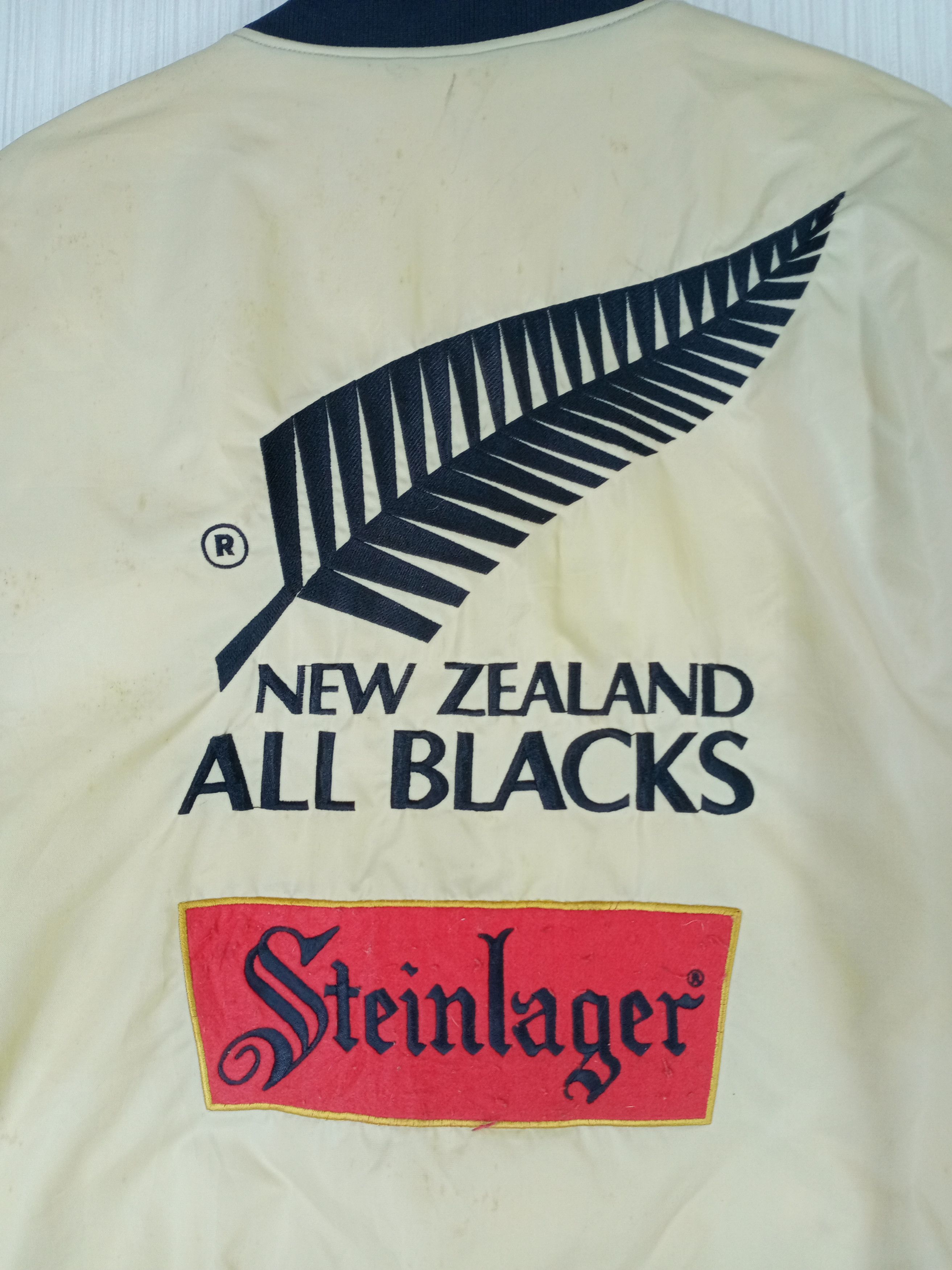 All Blacks VINTAGE CANTERBURY STEINLAGER ALL BLACK BOMBER JACKET Size US M / EU 48-50 / 2 - 3 Thumbnail