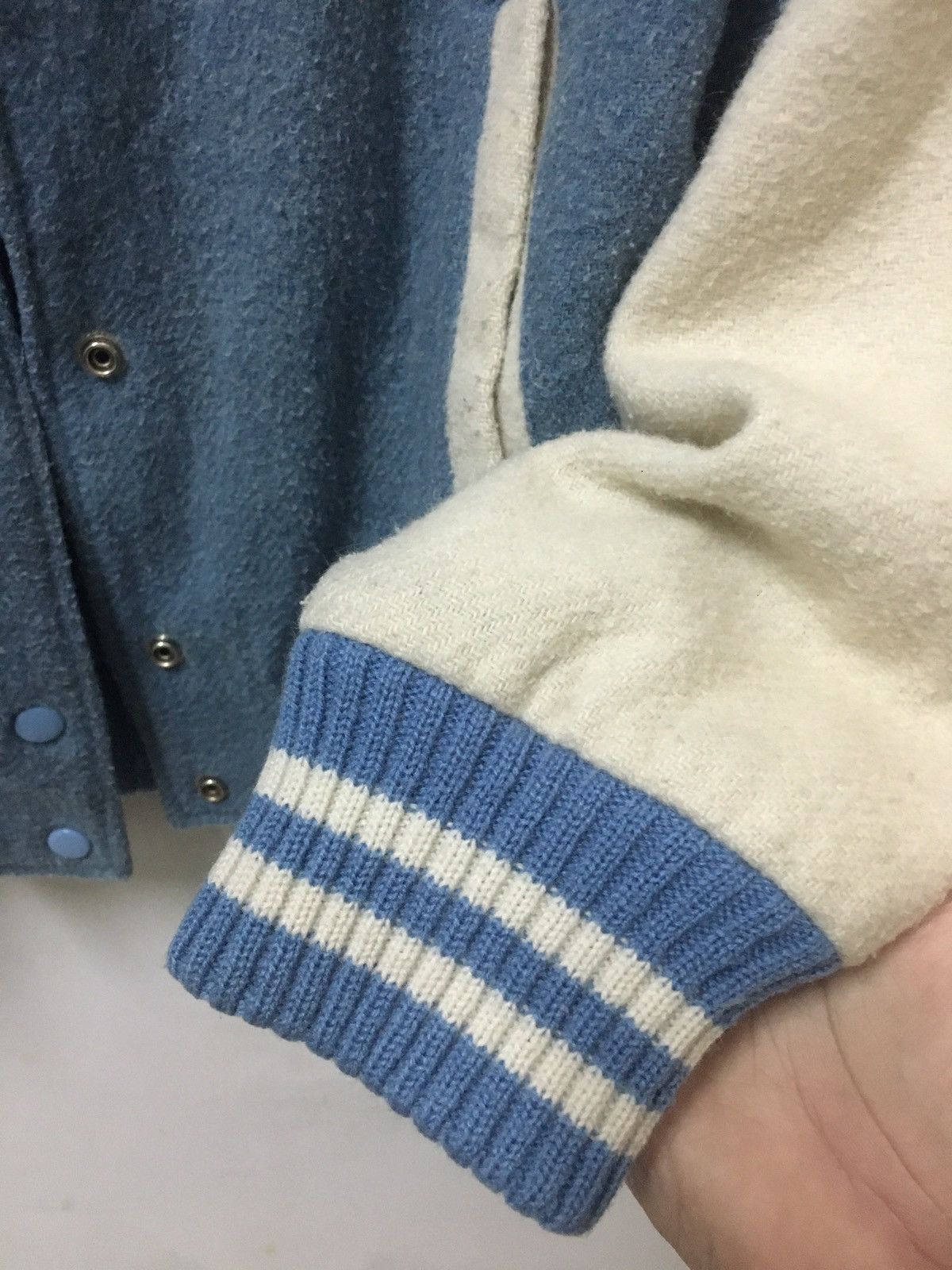 Vintage Vintage 1980s Passy Wool Bomber Varsity Jacket Size US M / EU 48-50 / 2 - 4 Thumbnail