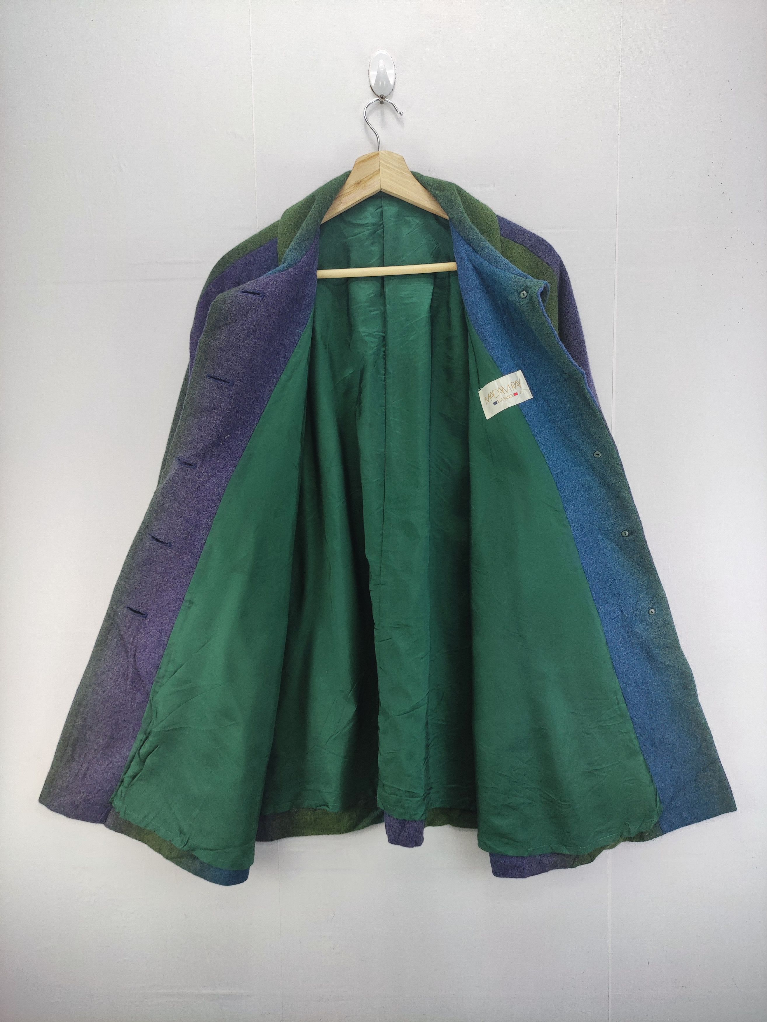 Japanese Brand Vintage Jacket Wool Coat By Madam Ray Size XL / US 12-14 / IT 48-50 - 2 Thumbnail