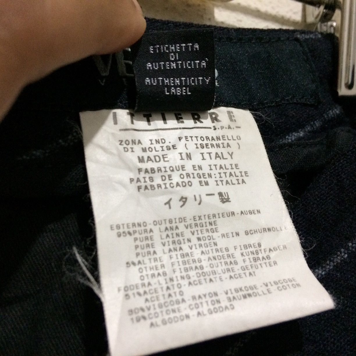 Versace Vintage Versus Versace Striped Made in italy Pants Hickory Size US 35 - 9 Thumbnail