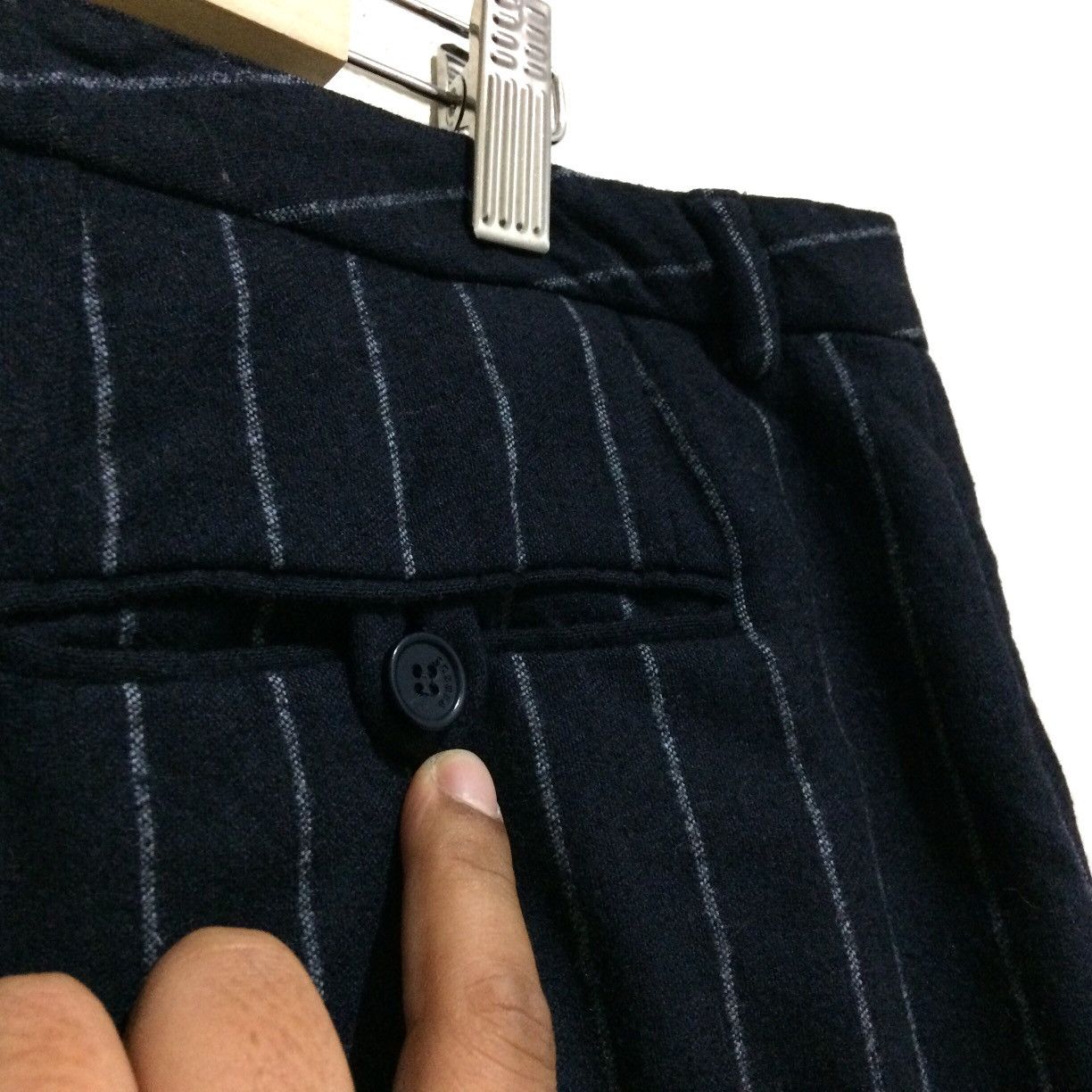Versace Vintage Versus Versace Striped Made in italy Pants Hickory Size US 35 - 5 Thumbnail