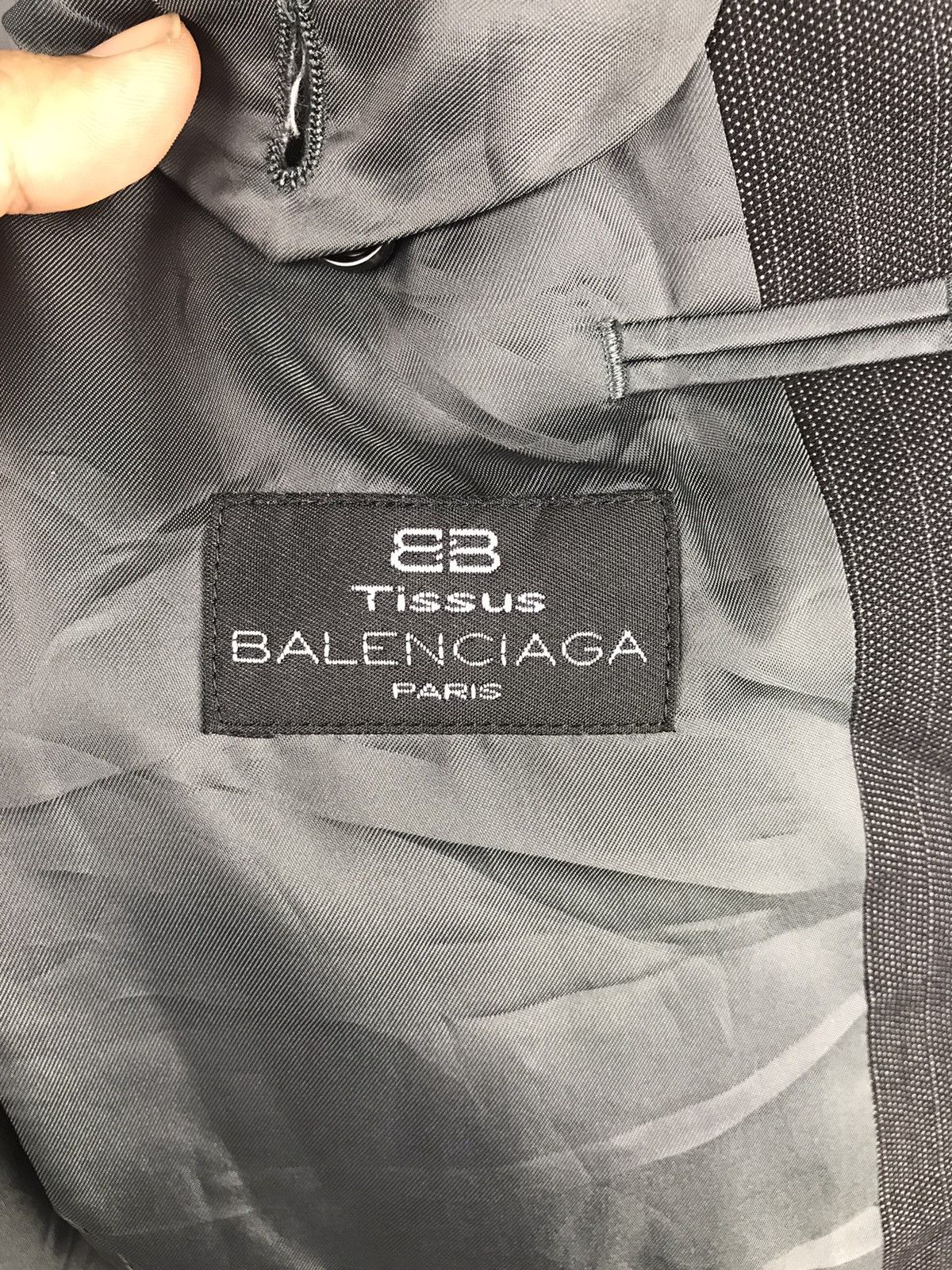 Balenciaga × Vintage 🔥BALENCIAGA PARIS MENS TAILORED BLAZER Size US S / EU 44-46 / 1 - 8 Thumbnail