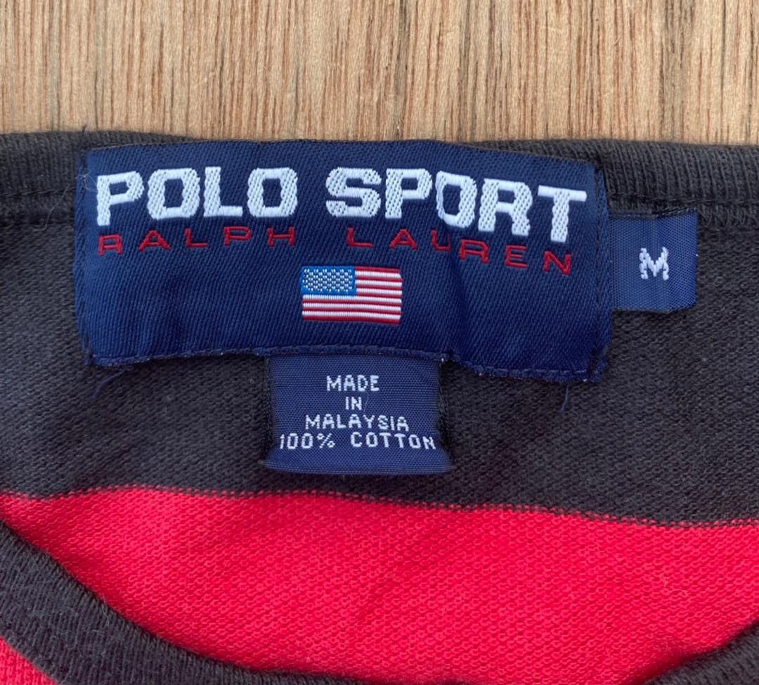 Polo Ralph Lauren × Vintage vintage tee Polo Sports C15 Size US M / EU 48-50 / 2 - 2 Thumbnail