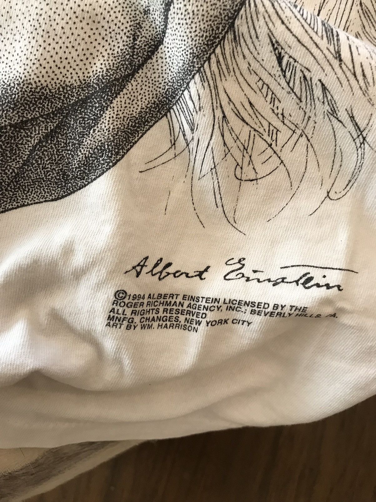 Changes × Vintage Vintage Albert Einstein 1994 Art by Wm. Harrison Size US XL / EU 56 / 4 - 6 Thumbnail