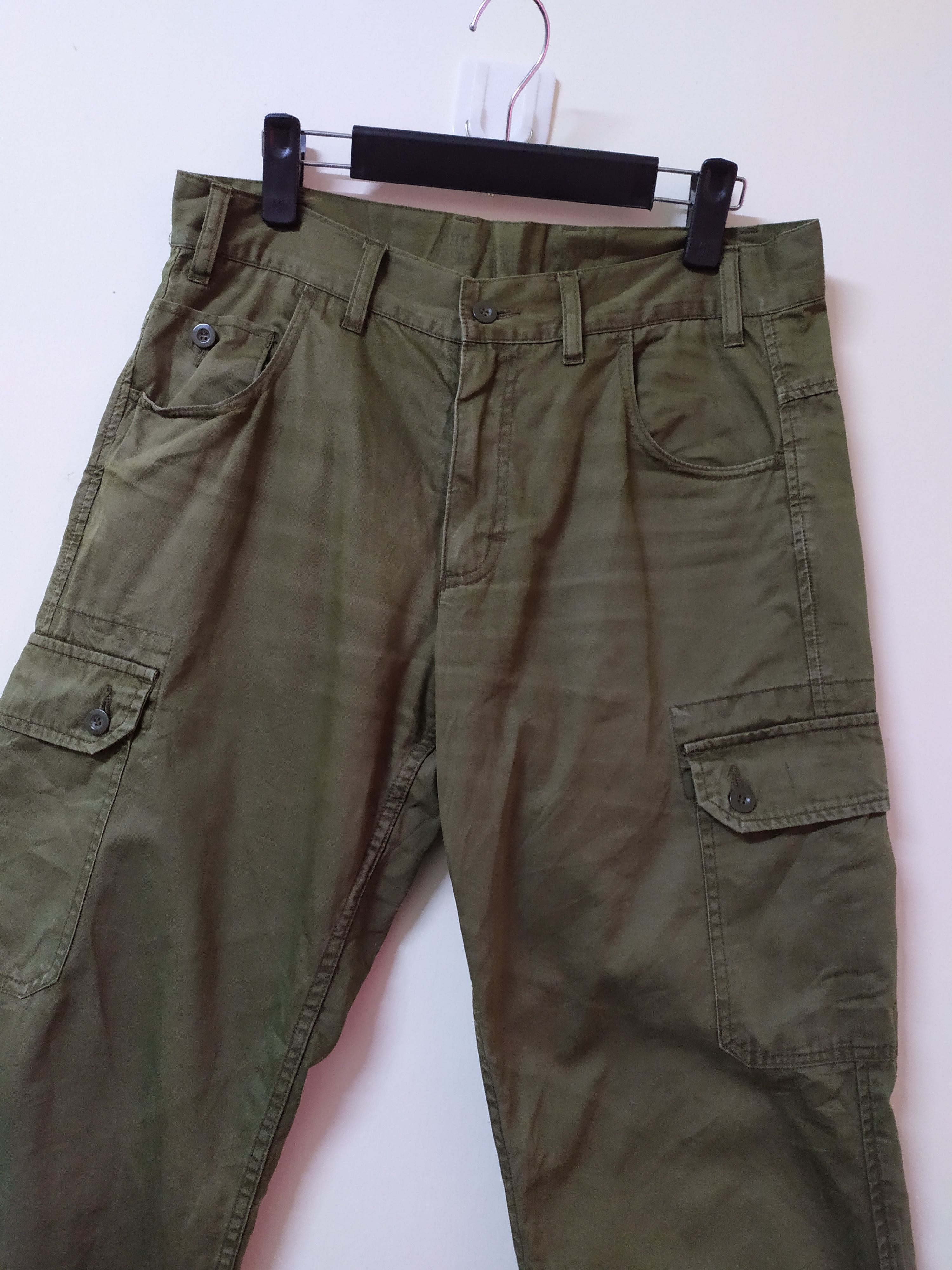 Japanese Brand BACK NUMBER FADED CARGO PANTS MULTIPOCKET TACTICAL PANTS Size US 32 / EU 48 - 2 Thumbnail