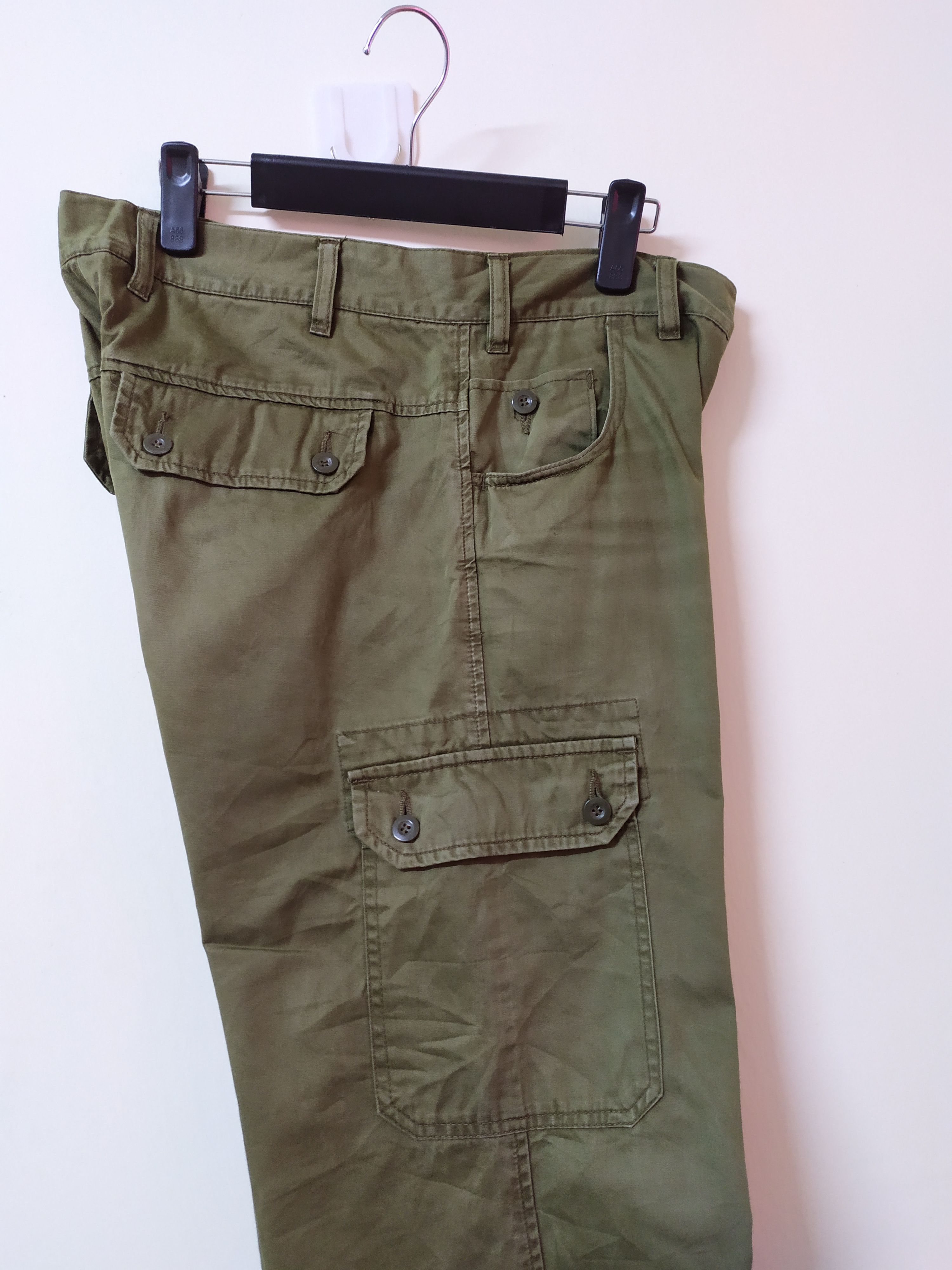 Japanese Brand BACK NUMBER FADED CARGO PANTS MULTIPOCKET TACTICAL PANTS Size US 32 / EU 48 - 13 Thumbnail