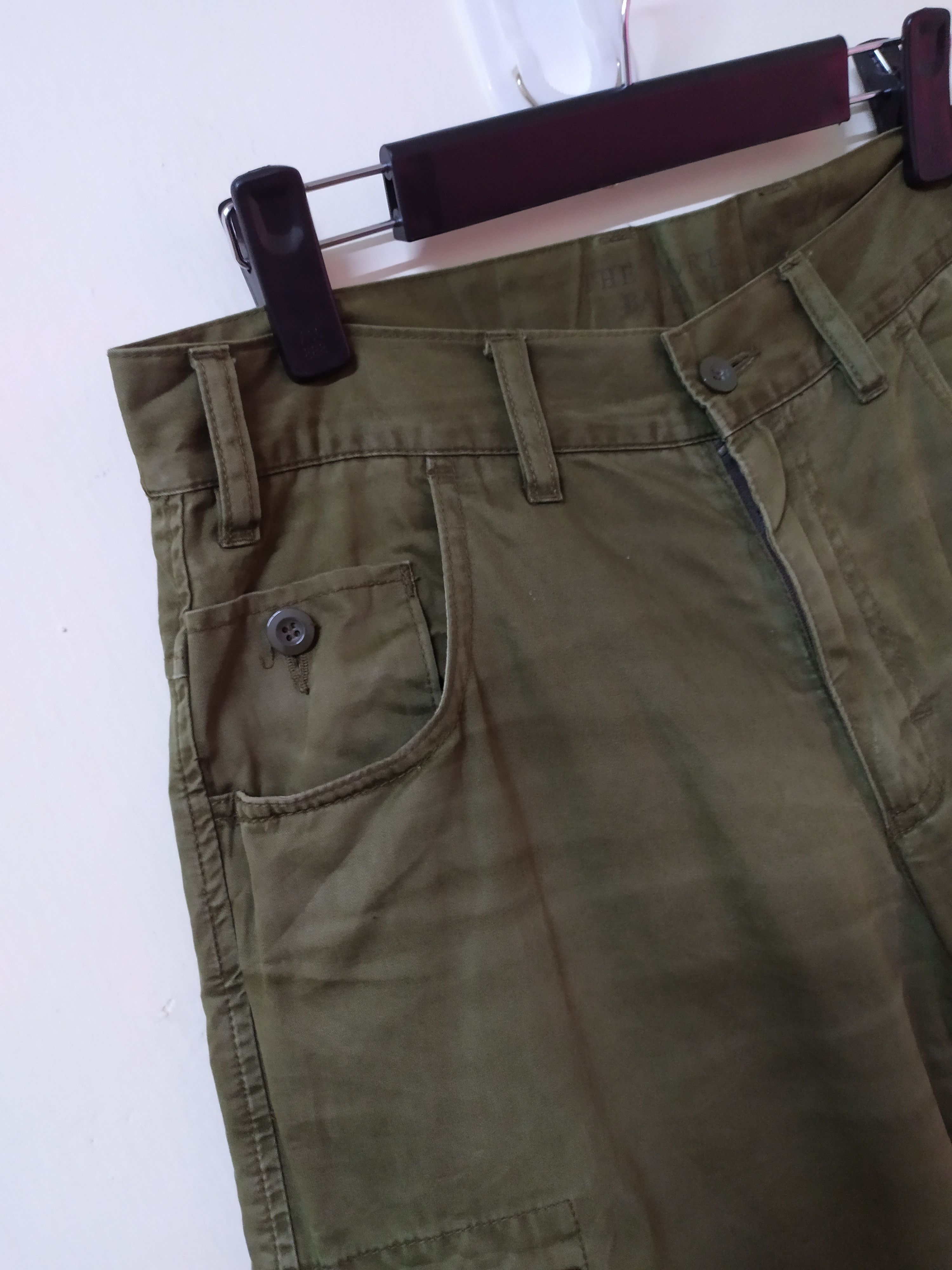 Japanese Brand BACK NUMBER FADED CARGO PANTS MULTIPOCKET TACTICAL PANTS Size US 32 / EU 48 - 4 Thumbnail