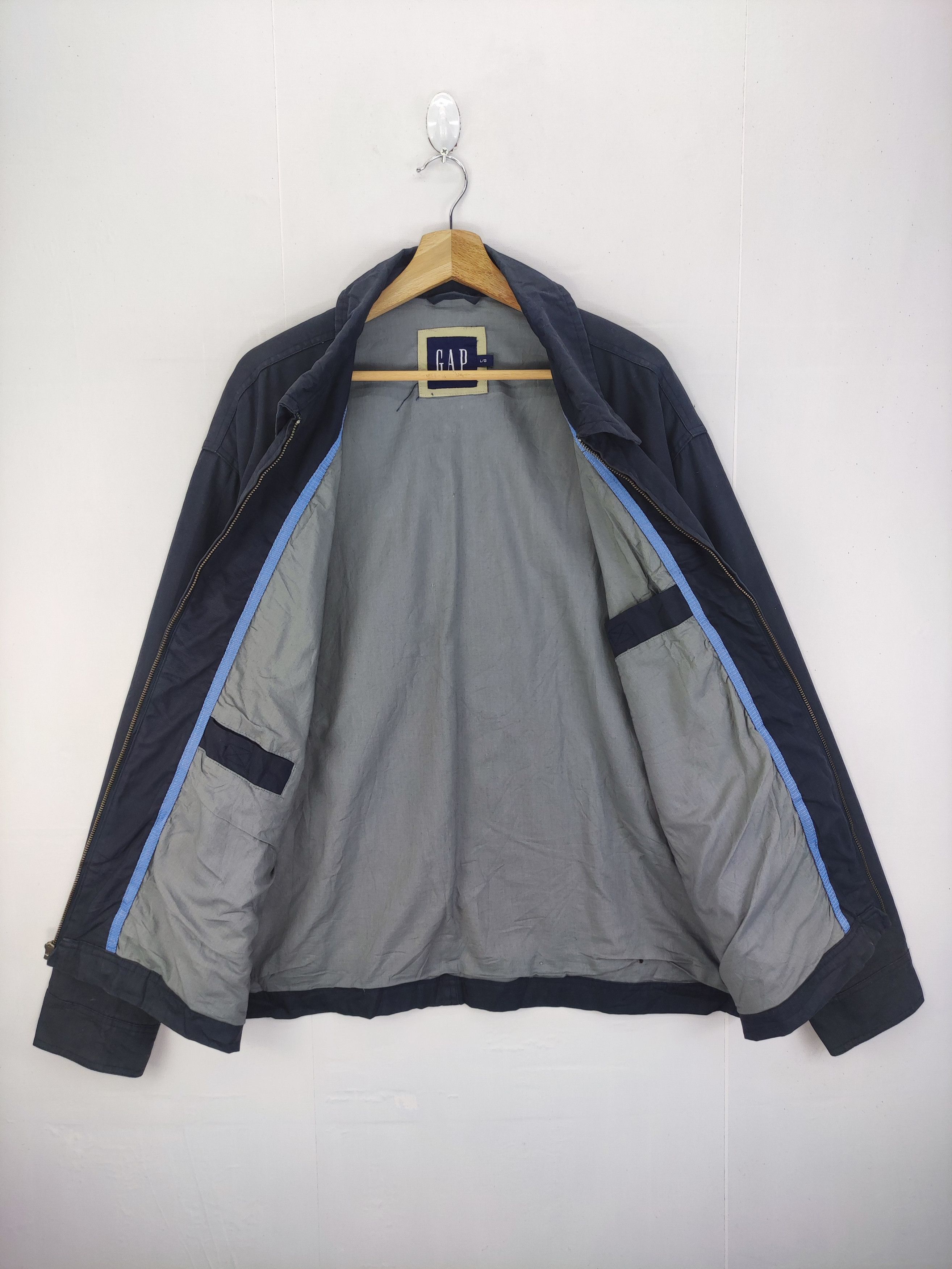 Gap Vintage Gap Casual Light Jacket Zipper Size US L / EU 52-54 / 3 - 3 Thumbnail